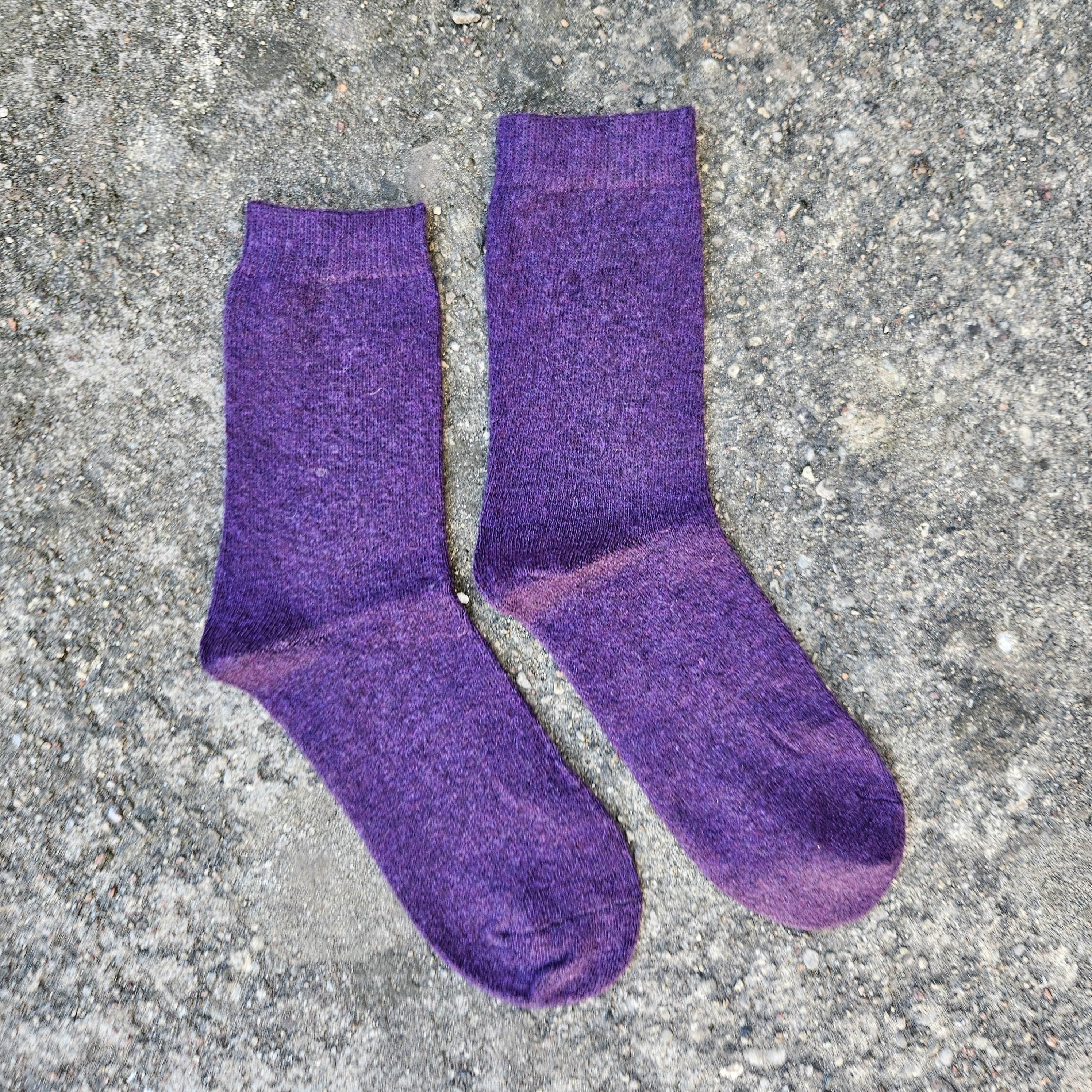Thin Merino Wool Socks - Size EUR 35-38 39-42 Nordic warm socks for men or women Unisex Hiking Running everyday Gray