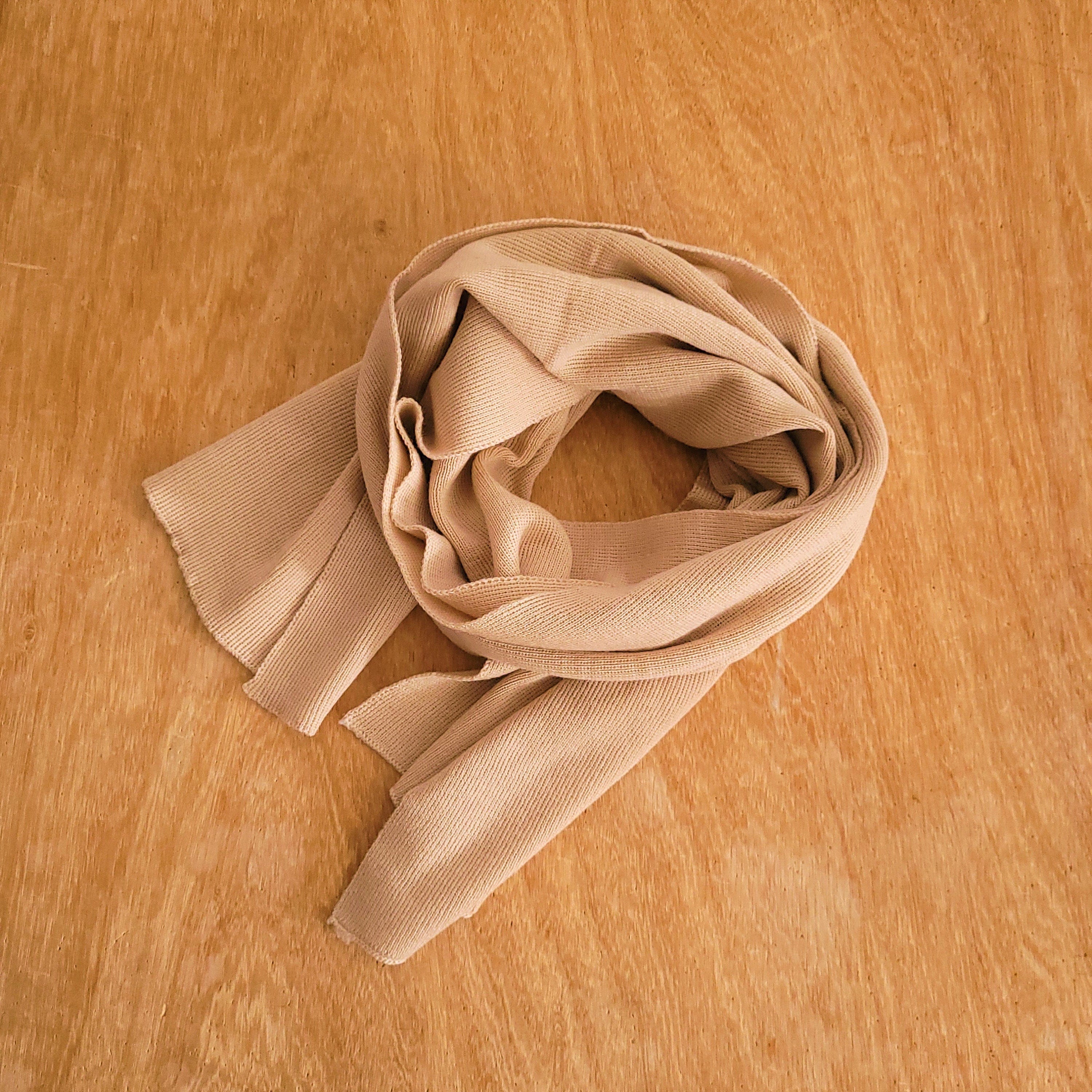 Brown SCARF of MERINO wool Super light and small yet warm for men and women Extra soft and washable Unisex Perfect gift for Valentines day