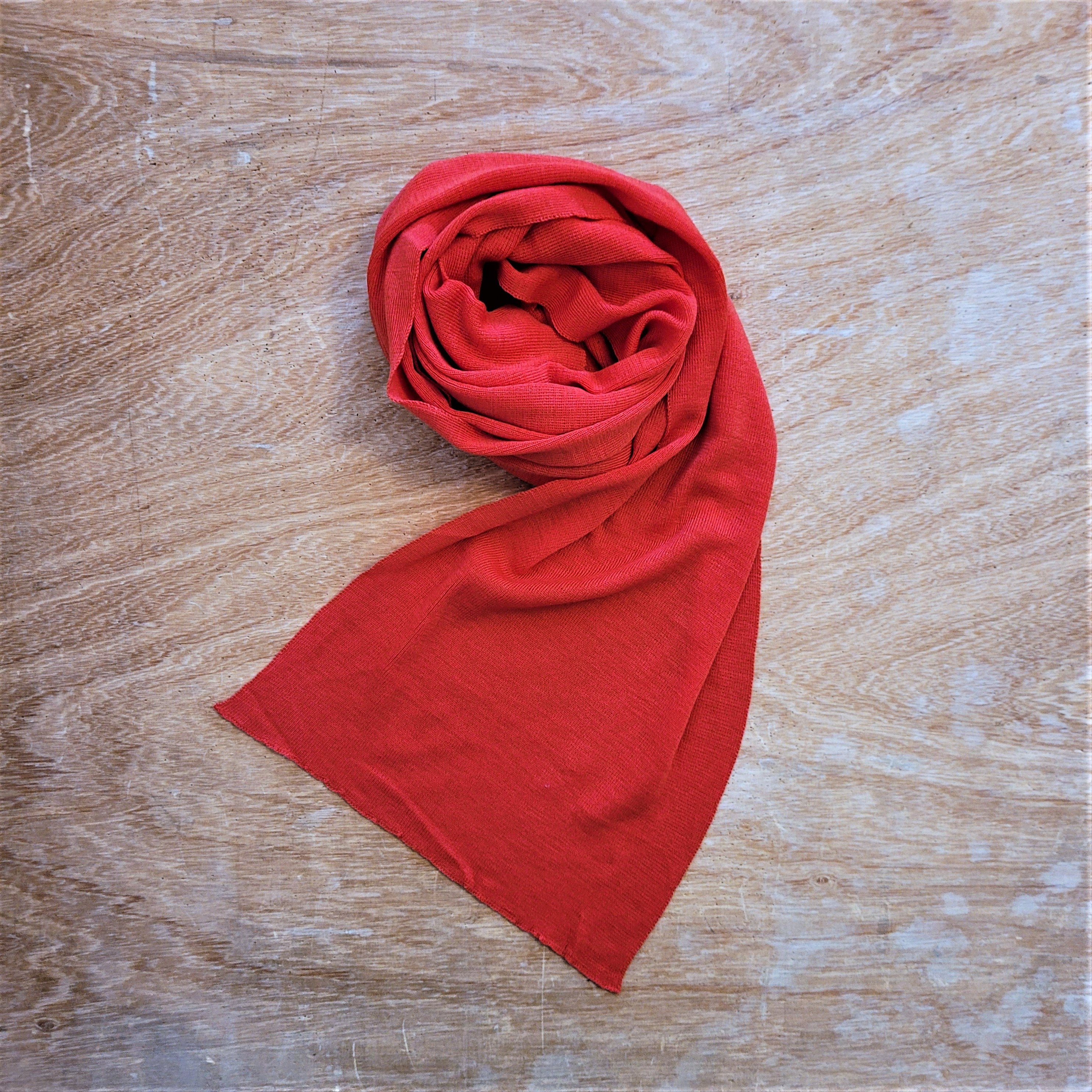 Merino Wool Scarf - Lightweight, Soft Warm Scarf | Machine Washable Pink Wool Accessory