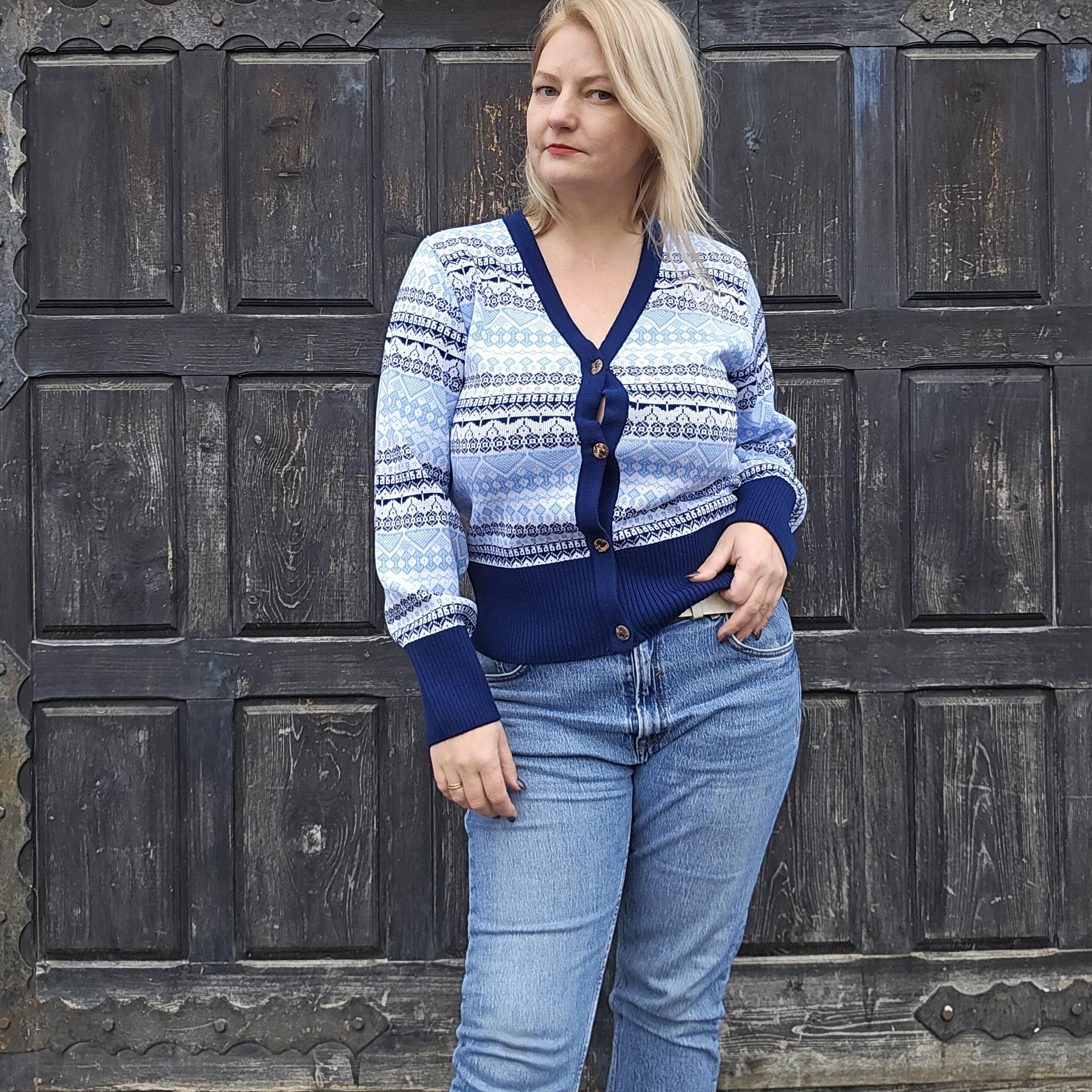 Scandinavian Wool Cardigan - Lightweight Nordic Knitwear | Organic Wool Blend Sweater