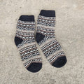 KIDS ALPACA wool Socks Nordic Visby gray navy brown beige  - Size EU 20 - 25 - 30 - 30   ankle socks for children Survival Alpaca socks