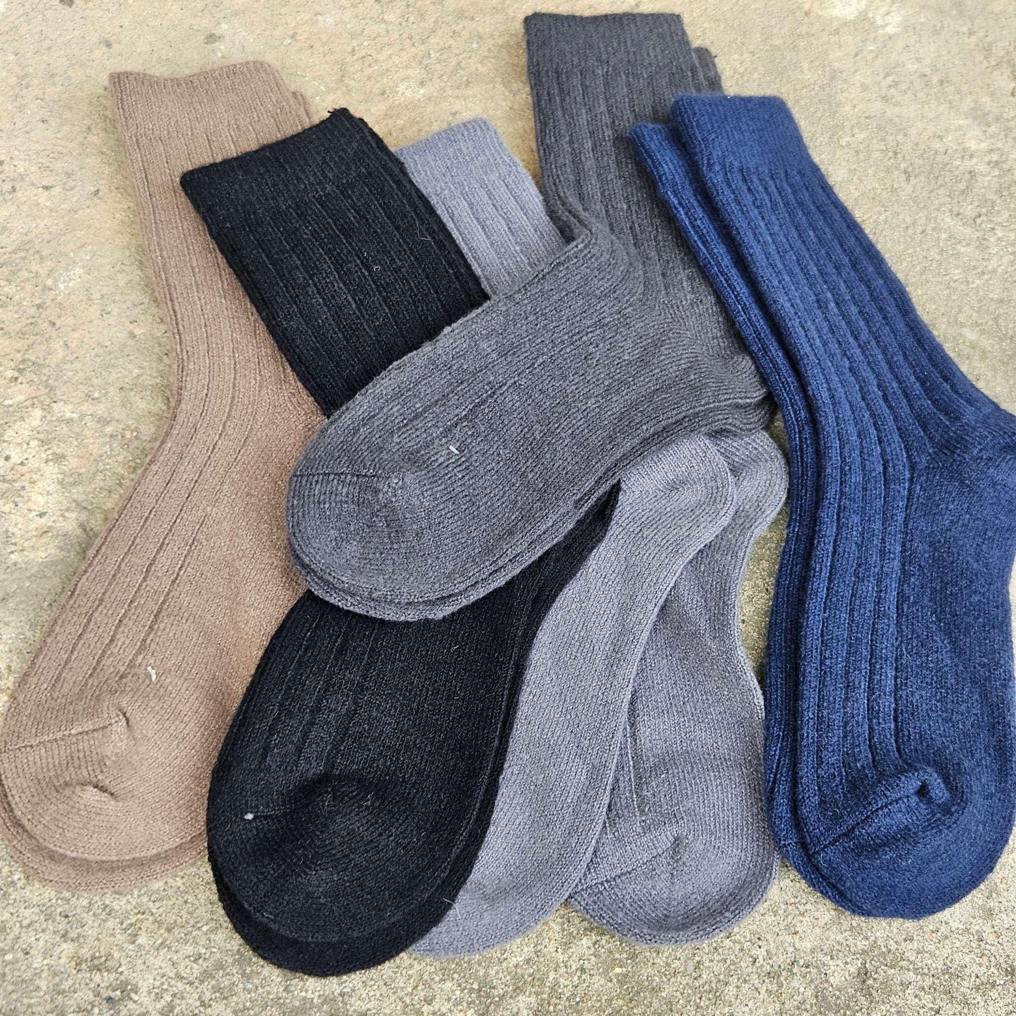 Alpaca Wool Socks – Warm Nordic Ankle Socks Unisex With Reinforced Arch Support