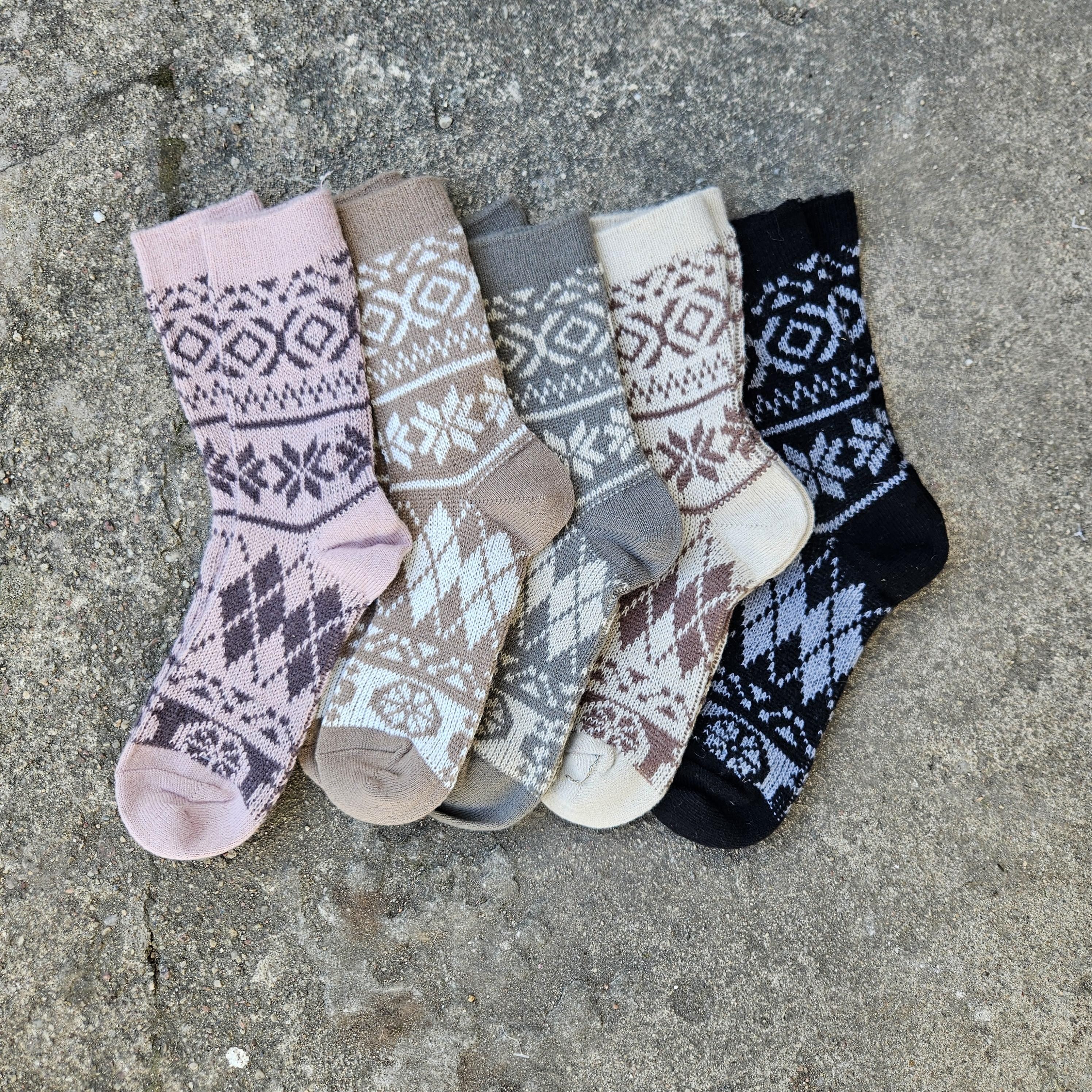 Alpaca Wool Socks – Warm, Breathable Ankle Length Socks With Reinforced Arch Support