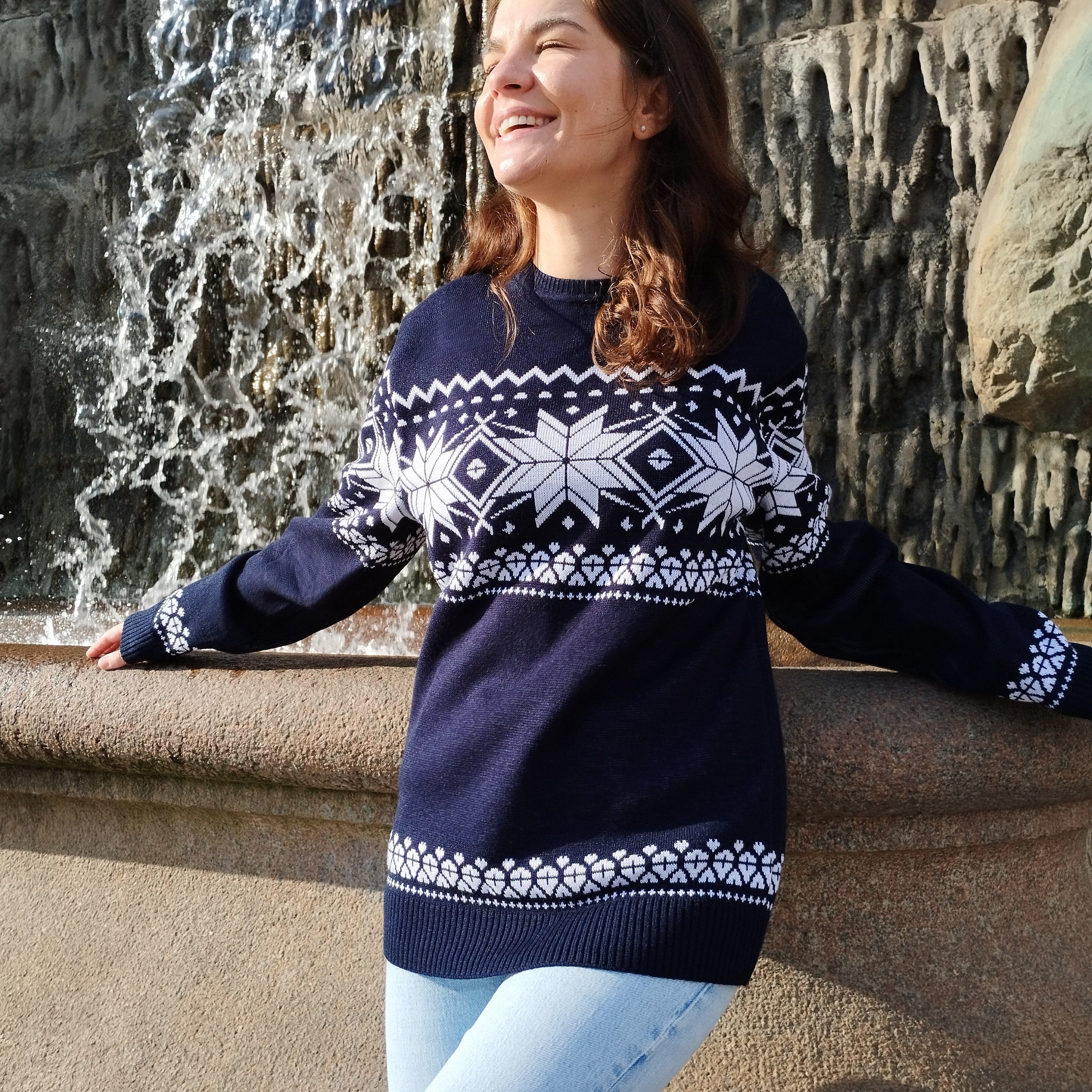 Scandinavian Wool Jumper – Lightweight Nordic Knitwear Pullover | Cozy Winter Sweater