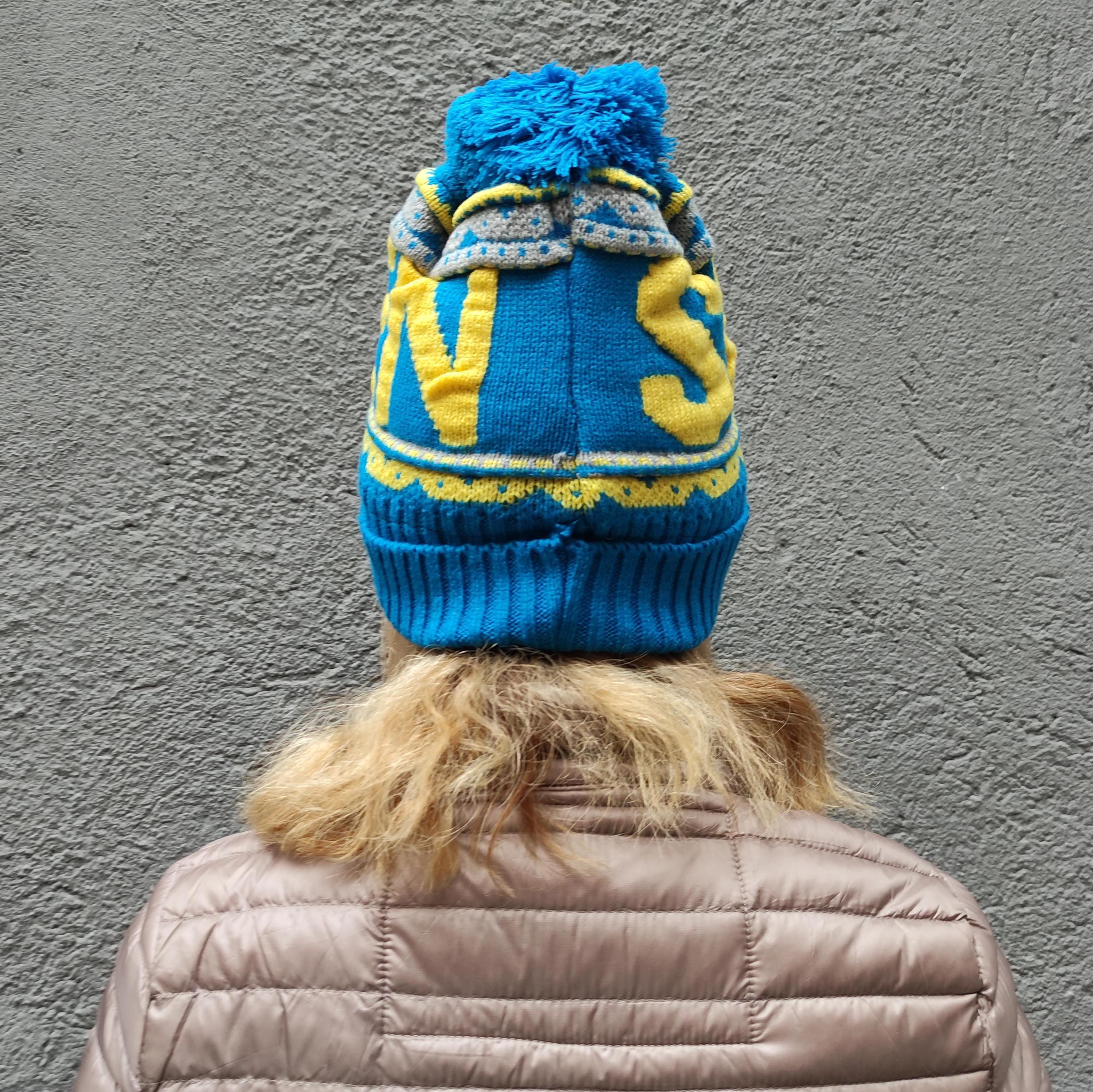 Nordic Wool Hat – Scandinavian Winter Hat with Fair Isle Pattern & Fleece Lining