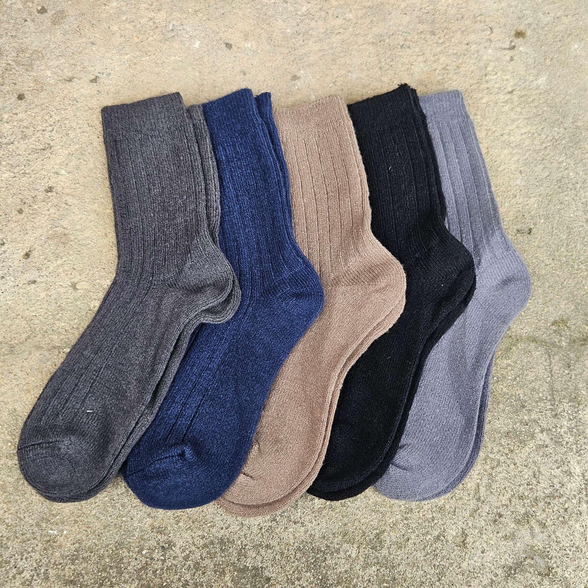 Alpaca Wool Socks – Warm Nordic Ankle Socks Unisex With Reinforced Arch Support