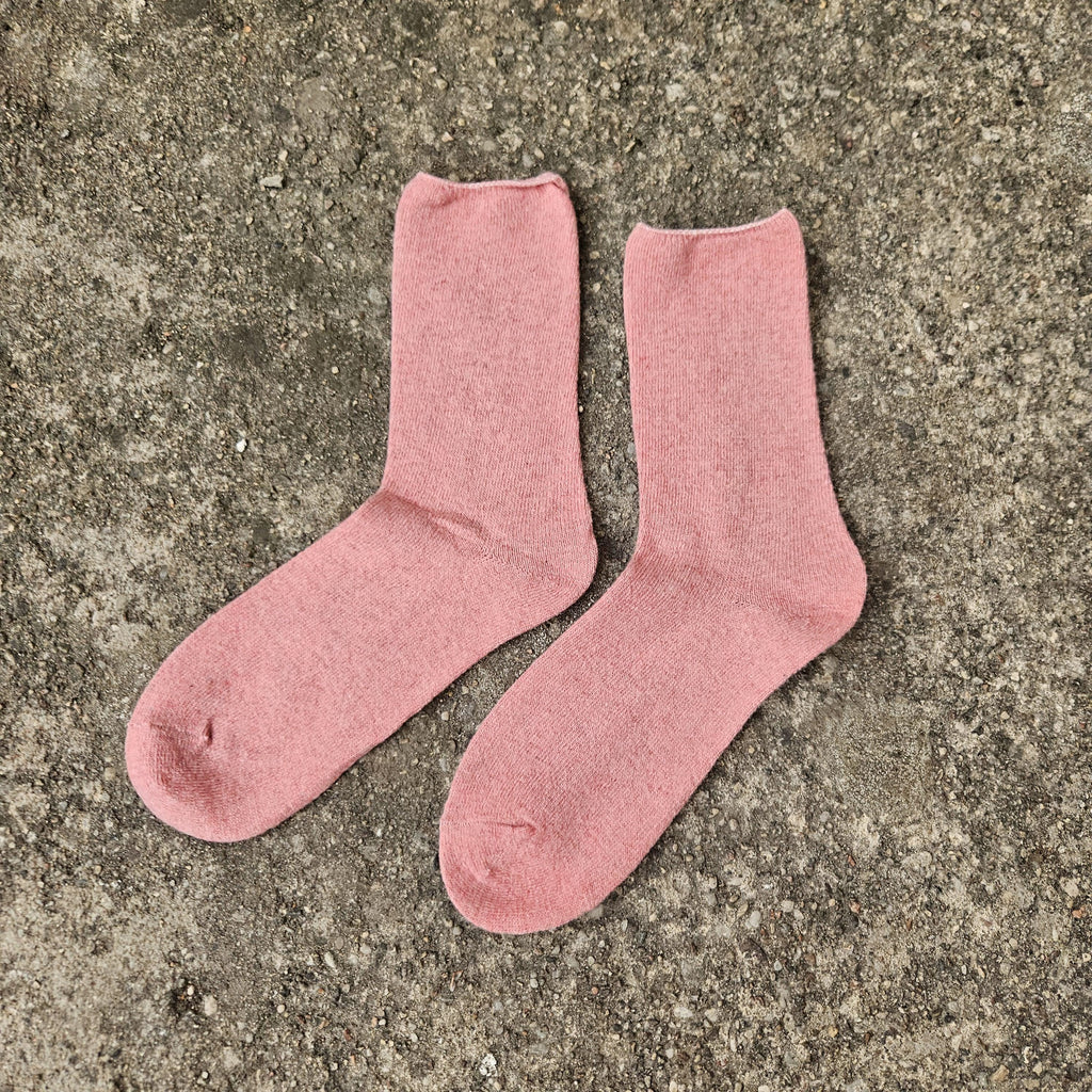 Merino Wool Socks - Warm Ankle Socks With Non Binding Top For Swollen Feet