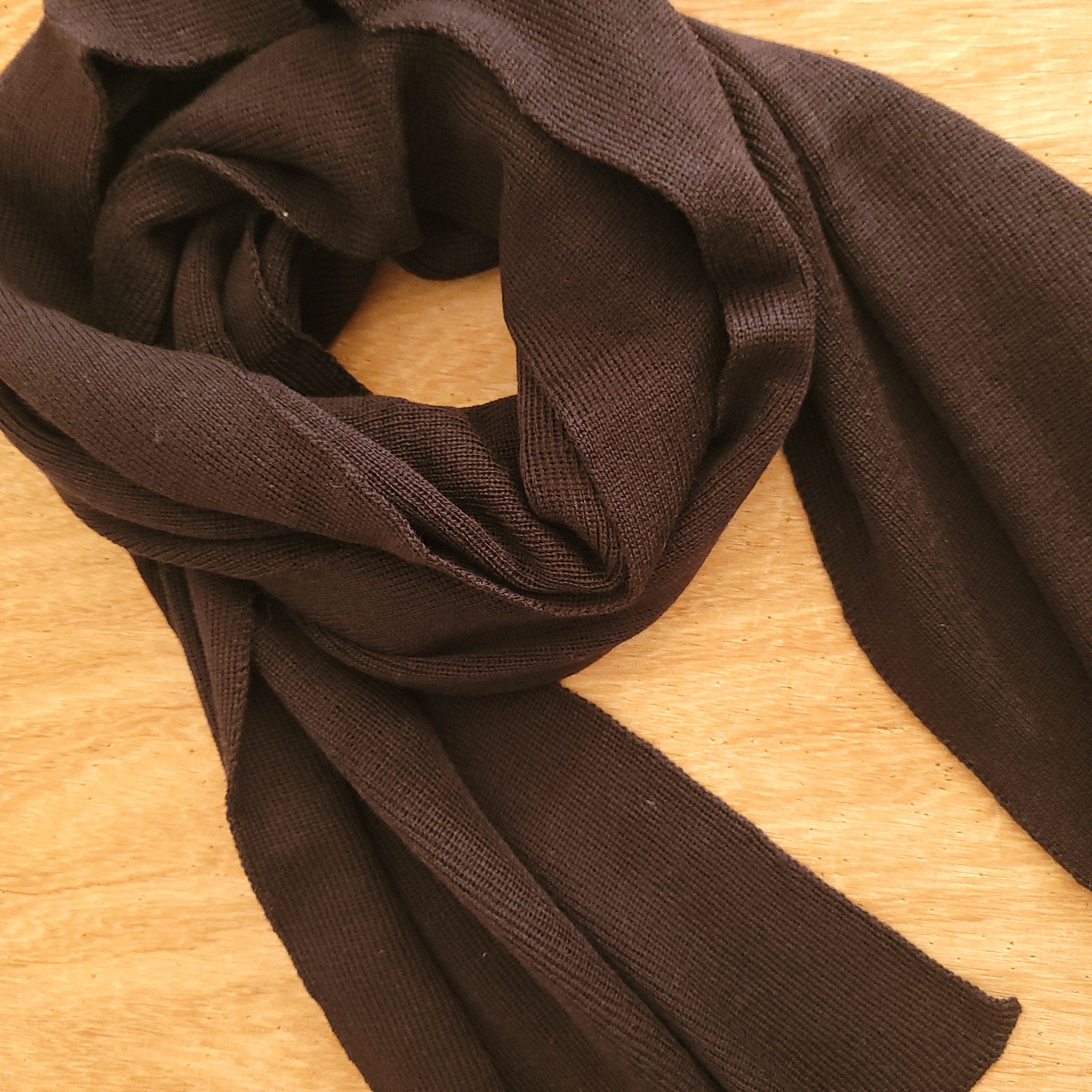 Merino Wool Scarf – Lightweight Thermal Wool Wrap, Soft Winter Scarf for Men & Women