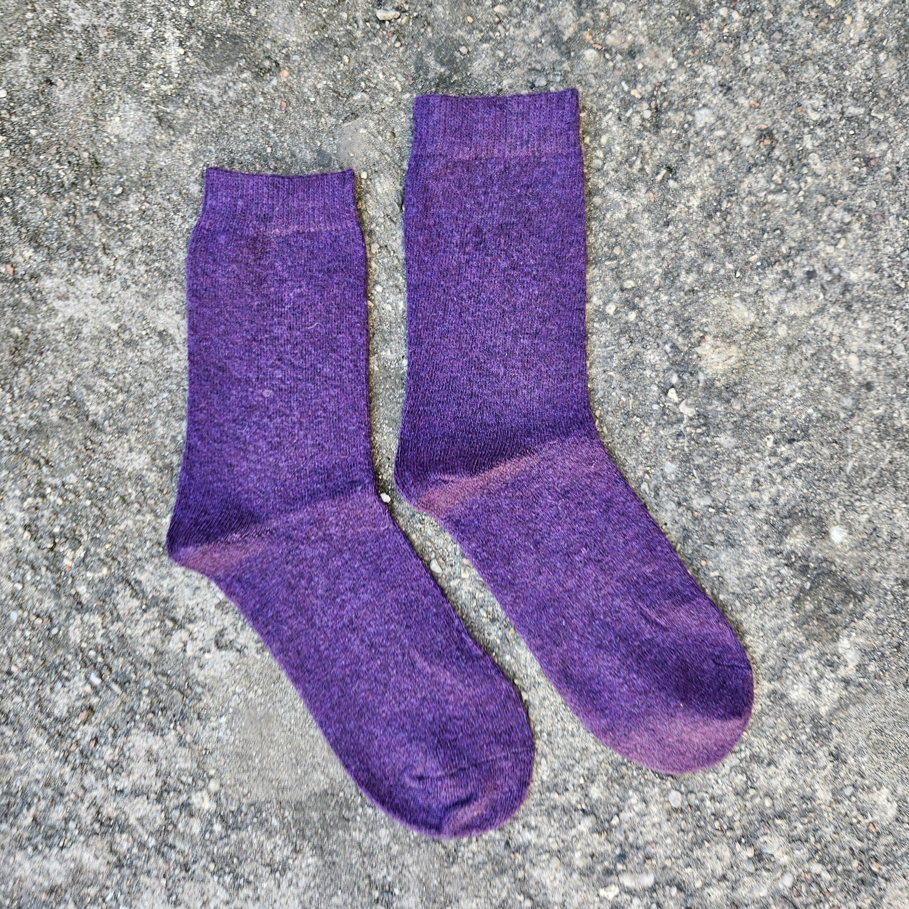 Thin Merino Wool Socks - Lightweight Black Nordic Warm Hiking Socks Unisex