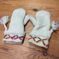 Lovikka Wool Mittens – Knitted Warm Winter Accessories With Tassel Embroidery