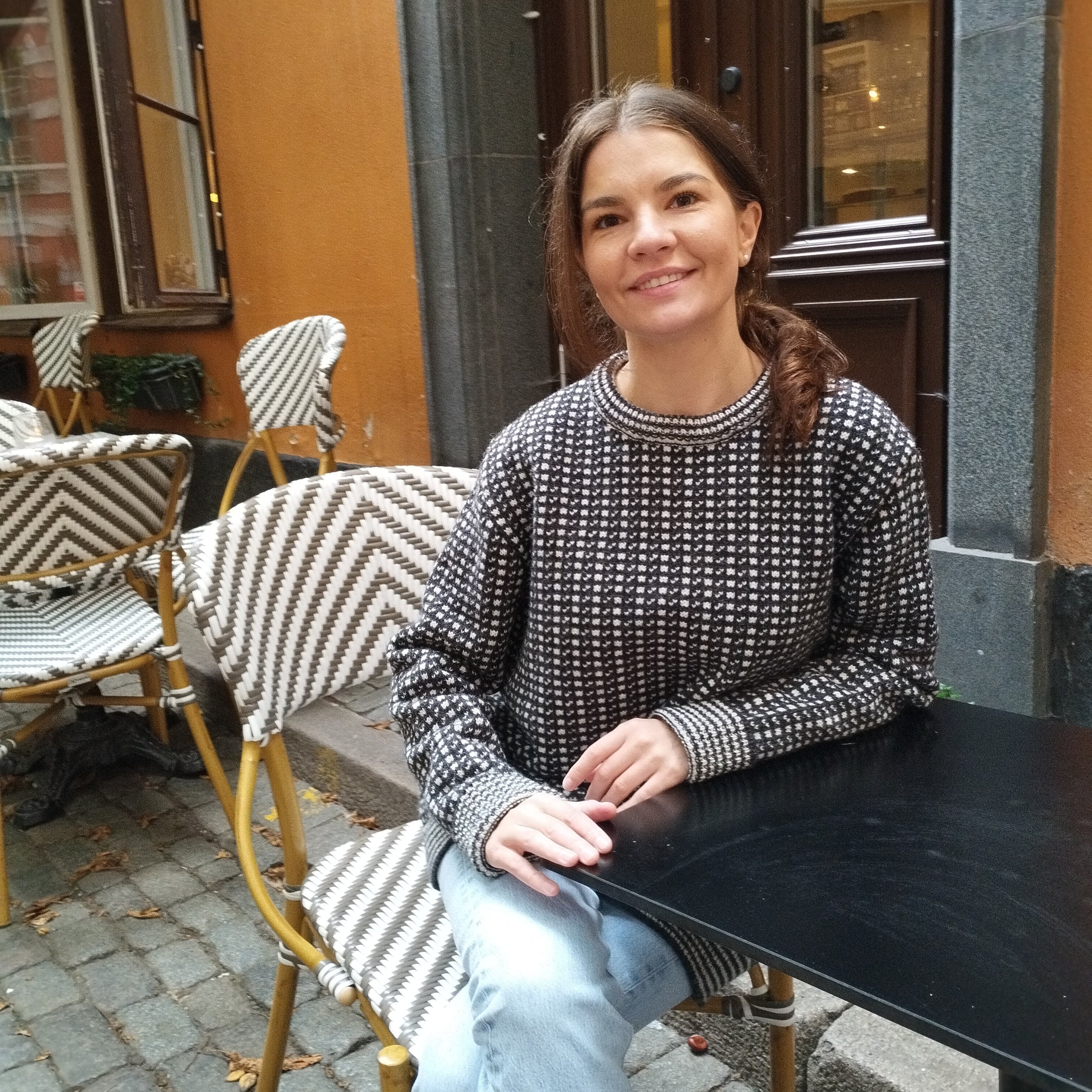 100% wool Swedish Fisherman Sweater: Unisex Winter Knit Pullover