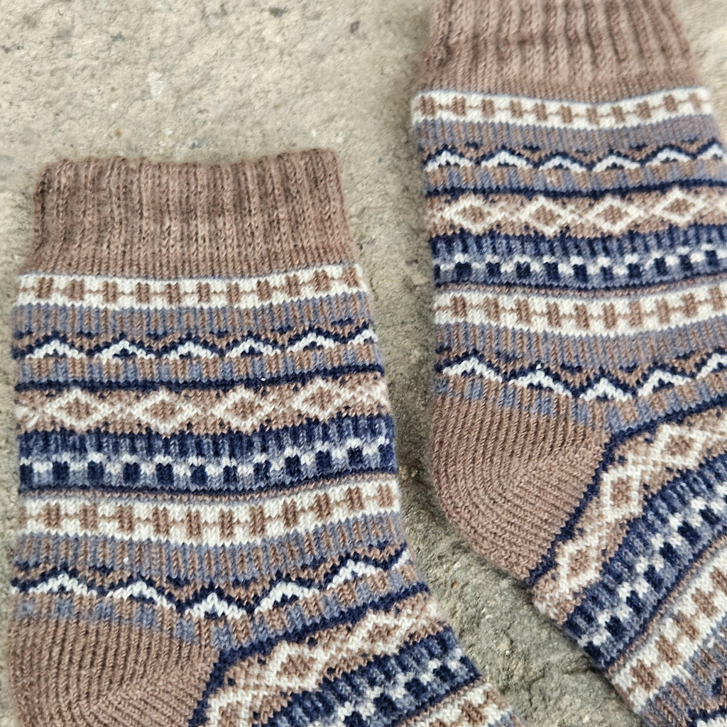 KIDS ALPACA wool Socks Nordic Visby gray navy brown beige  - Size EU 20 - 25 - 30 - 30   ankle socks for children Survival Alpaca socks