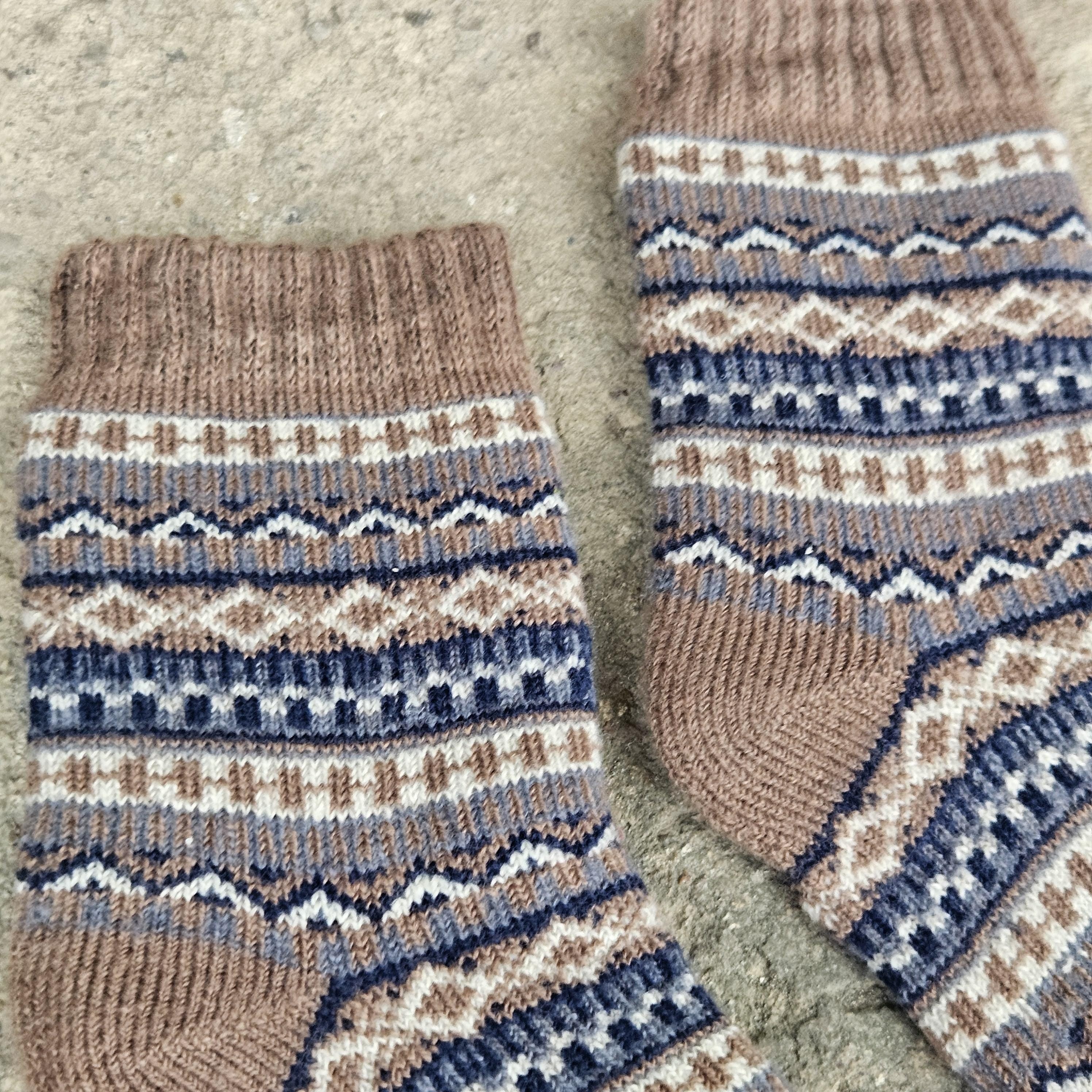 KIDS ALPACA wool Socks Nordic Visby gray navy brown beige  - Size EU 20 - 25 - 30 - 30   ankle socks for children Survival Alpaca socks