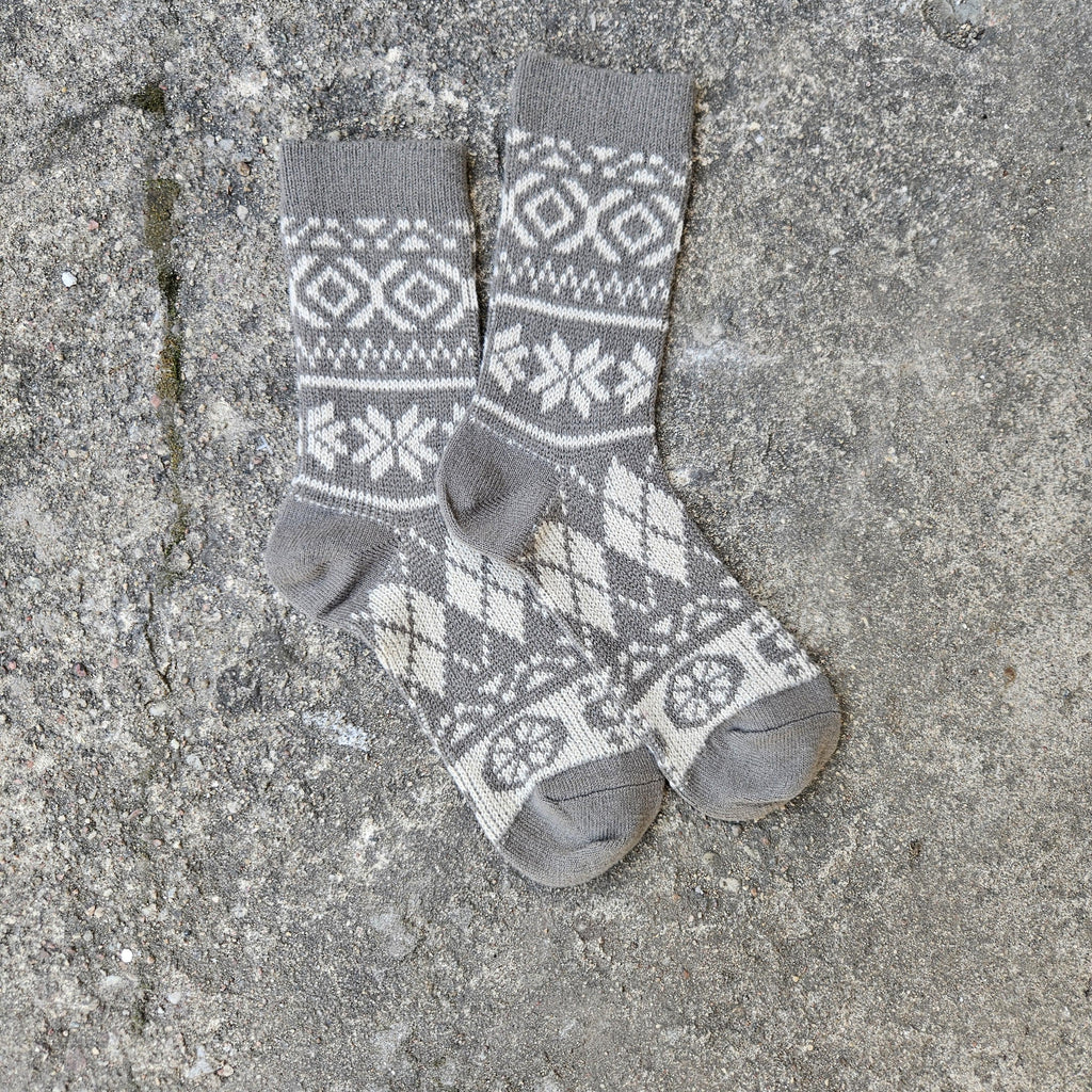 Alpaca Wool Socks – Warm Thick Winter Ankle Socks Unisex With Reinforced Arch Support