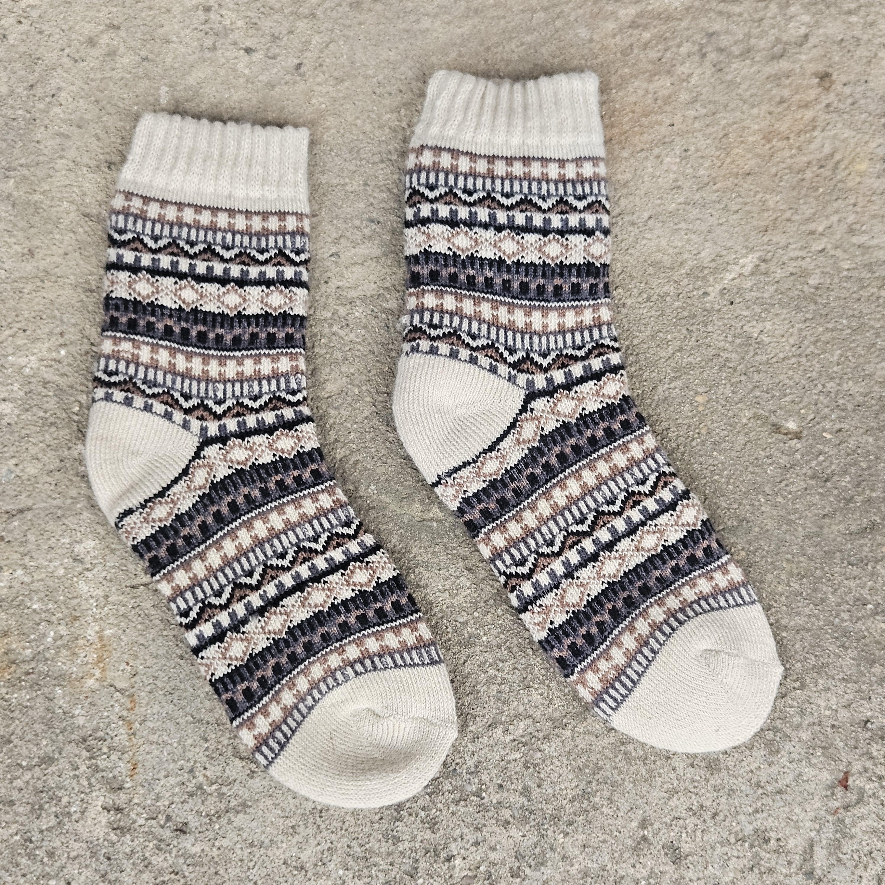 KIDS ALPACA wool Socks Nordic Visby gray navy brown beige  - Size EU 20 - 25 - 30 - 30   ankle socks for children Survival Alpaca socks