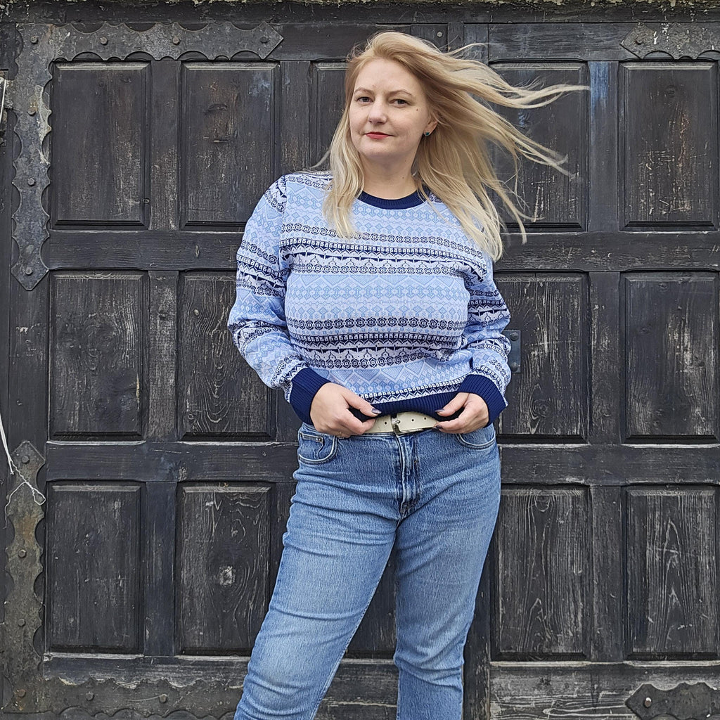 Scandinavian Wool Jumper - Lightweight Nordic Knitwear Pullover | Organic Warm Winter Sweater