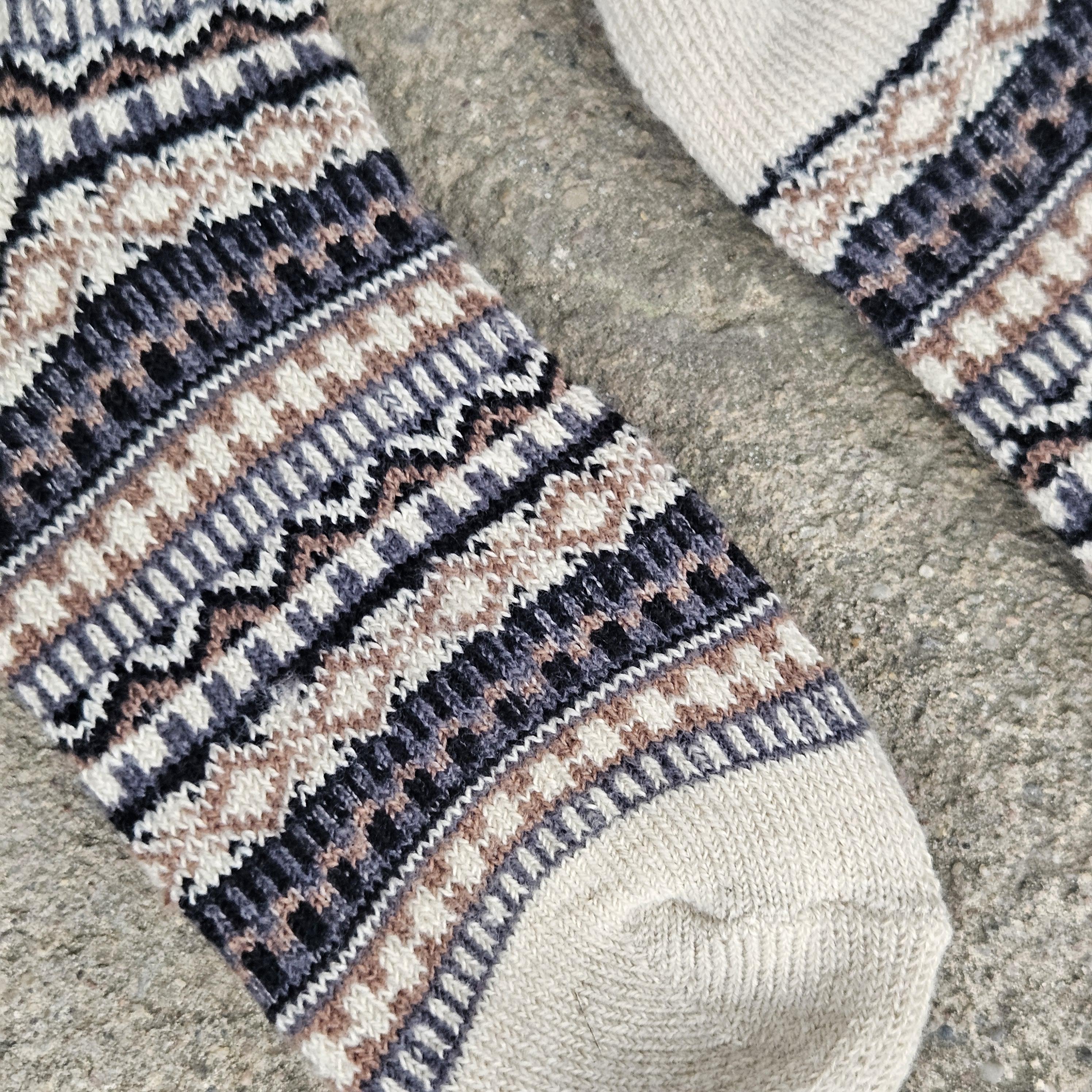 KIDS ALPACA wool Socks Nordic Visby gray navy brown beige  - Size EU 20 - 25 - 30 - 30   ankle socks for children Survival Alpaca socks