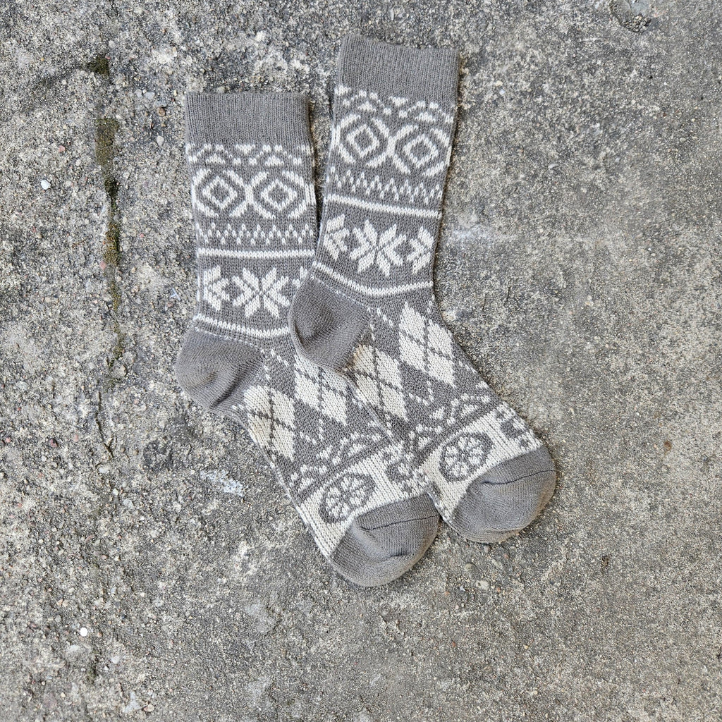 Alpaca Wool Socks – Warm Thick Winter Ankle Socks Unisex With Reinforced Arch Support