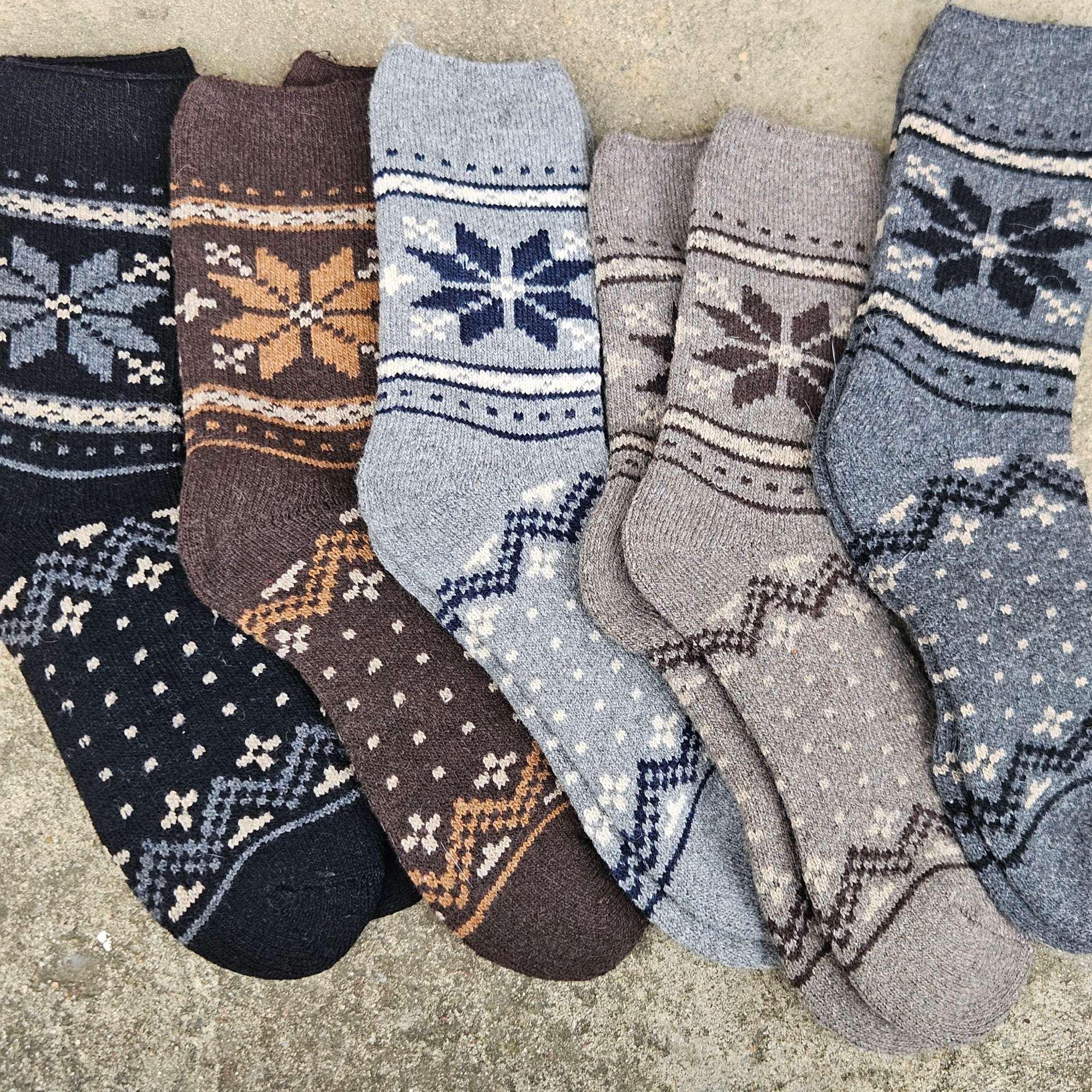 Alpaca Wool Socks - Warm, Breathable Nordic Wool Ankle Socks with Reinforced Arch Support