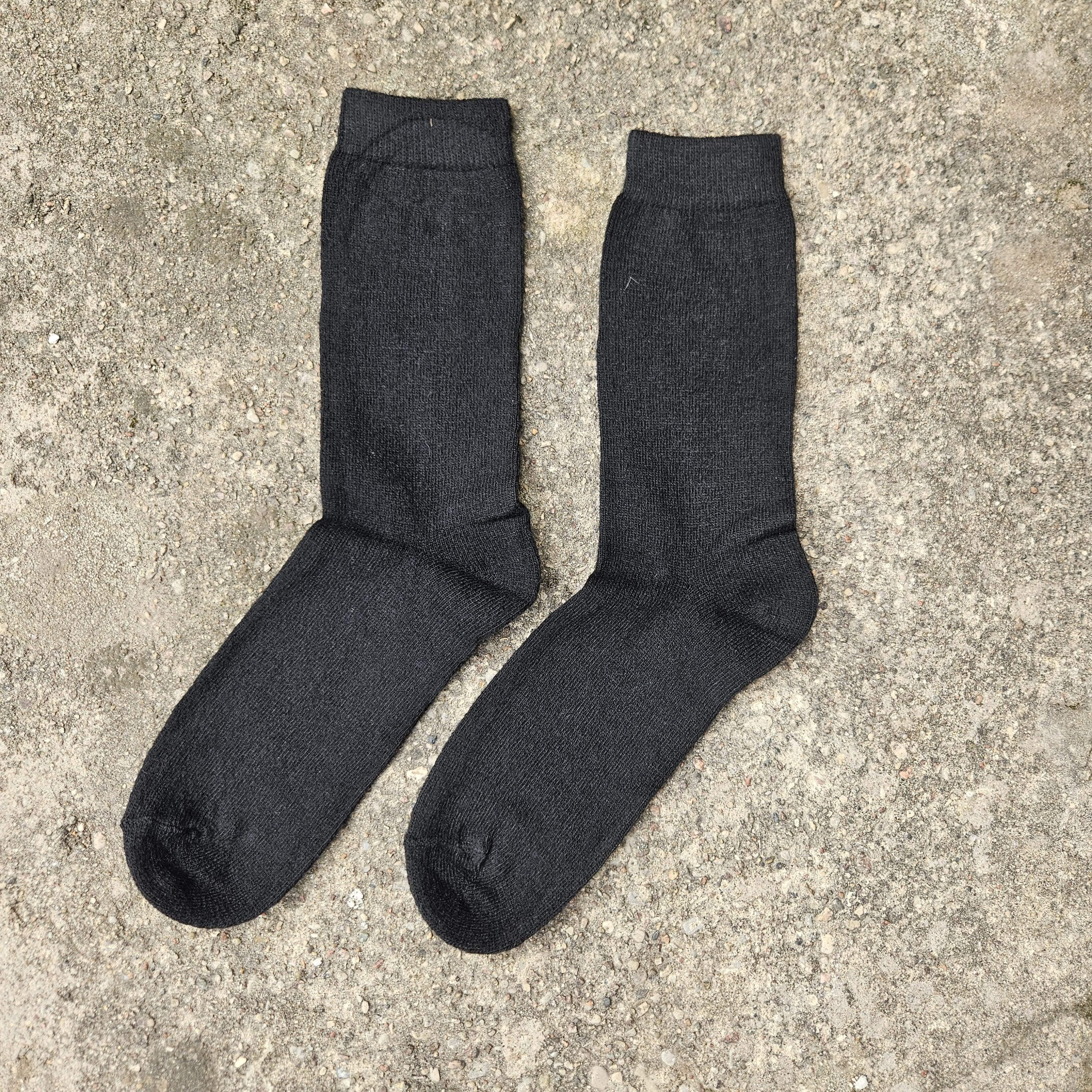 Thin Merino Wool Socks - Size EUR 35-38 39-42 Nordic warm socks for men or women Unisex Hiking Running everyday Gray