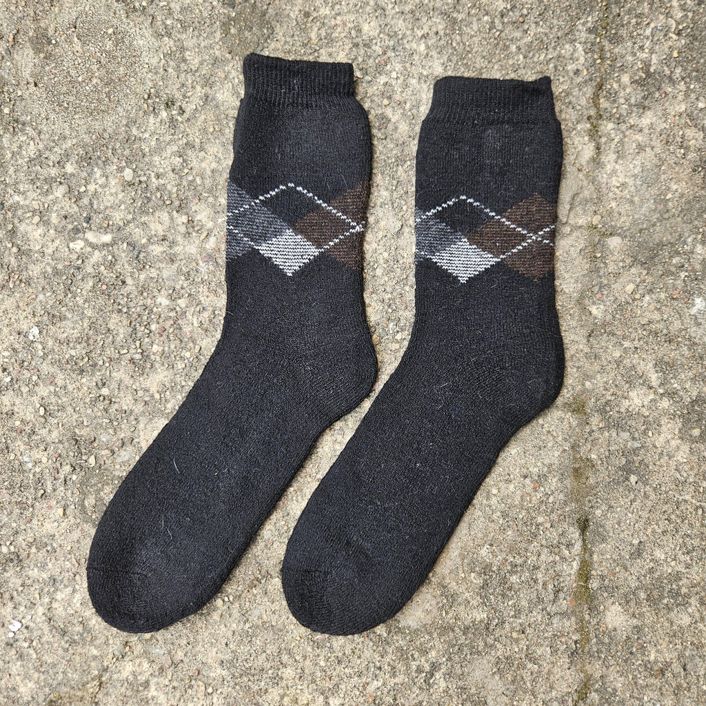 Merino Wool Socks - Thin, Warm, Breathable Classic Brown | Nordic Walking & Hiking