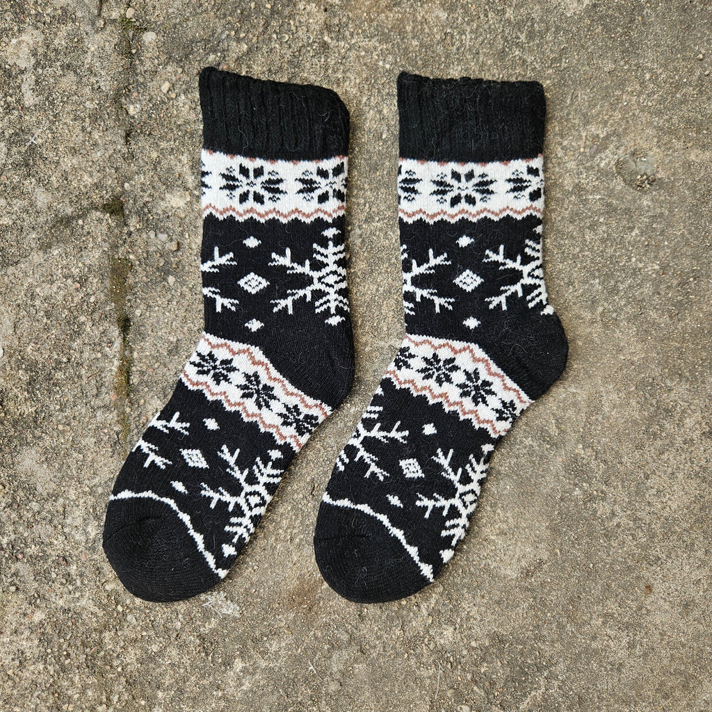 Alpaca Wool Socks – Warm Thermal Ankle Socks With Reinforced Arch Support, Unisex