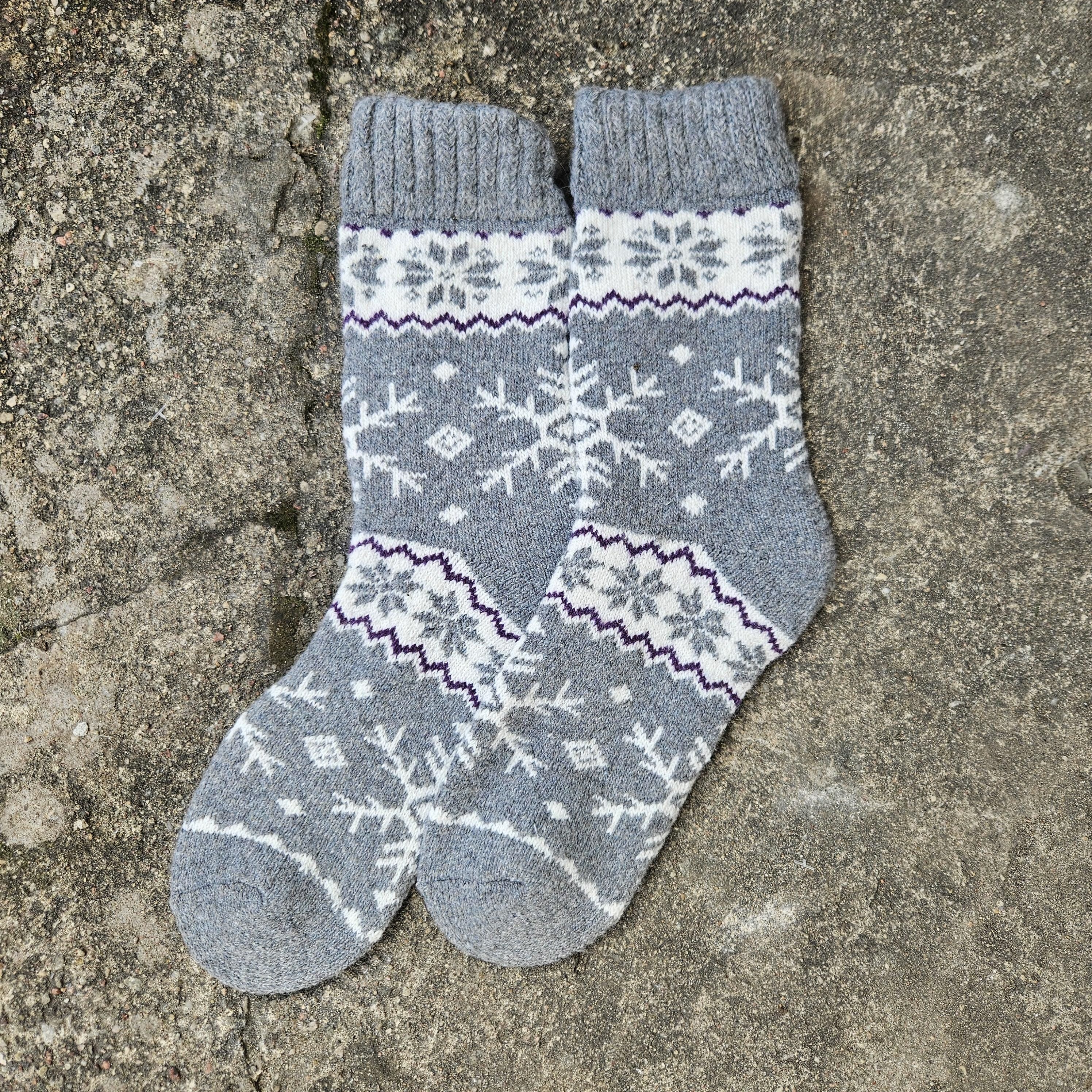 Alpaca Wool Socks - Warm Nordic Ankle Socks With Reinforced Arch Support For Men & Women