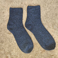 Merino Wool Socks – Thicker Diabetic Non-Binding Top Warm Ankle Socks for Circulatory Support