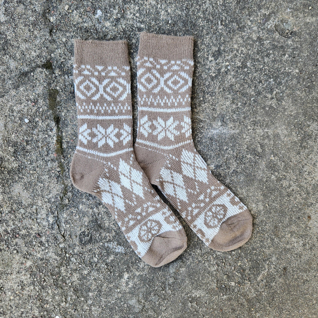 Alpaca Wool Socks – Warm Thick Winter Ankle Socks Unisex With Reinforced Arch Support
