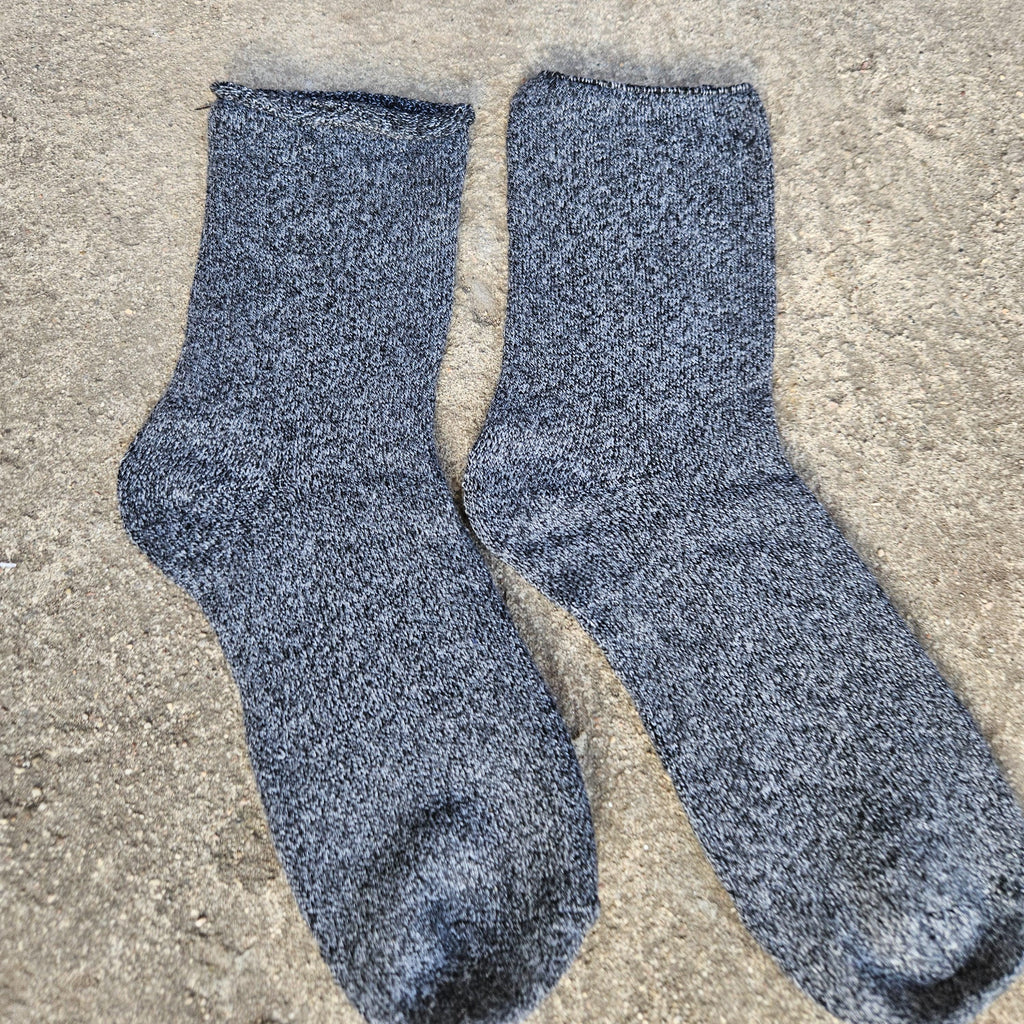 Merino Wool Socks – Thicker Diabetic Non-Binding Top Warm Ankle Socks for Circulatory Support