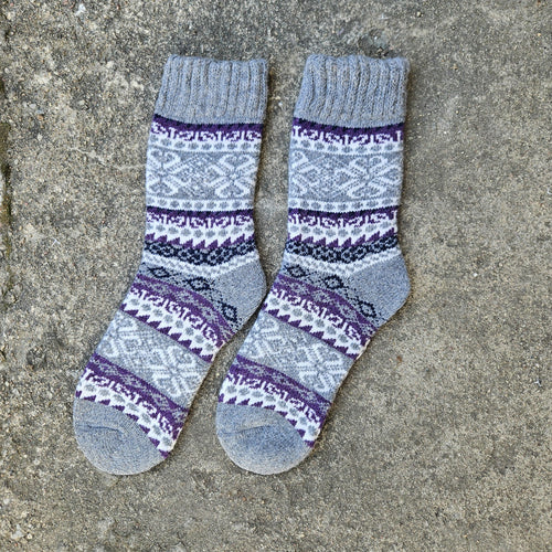 Alpaca Wool Socks – Warm Thermal Hiking Socks With Reinforced Arch Support