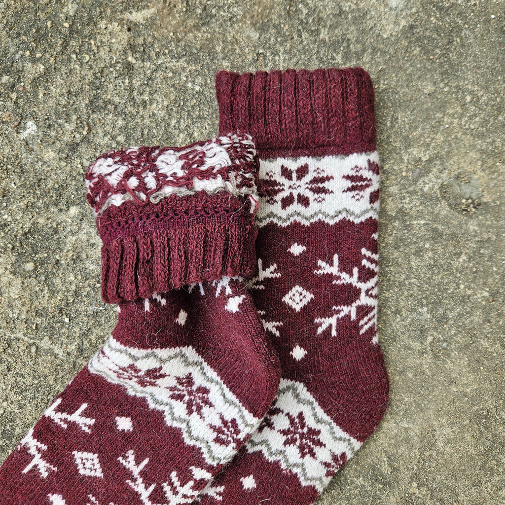 Alpaca Wool Socks – Warm Thermal Ankle Socks With Reinforced Arch Support, Unisex