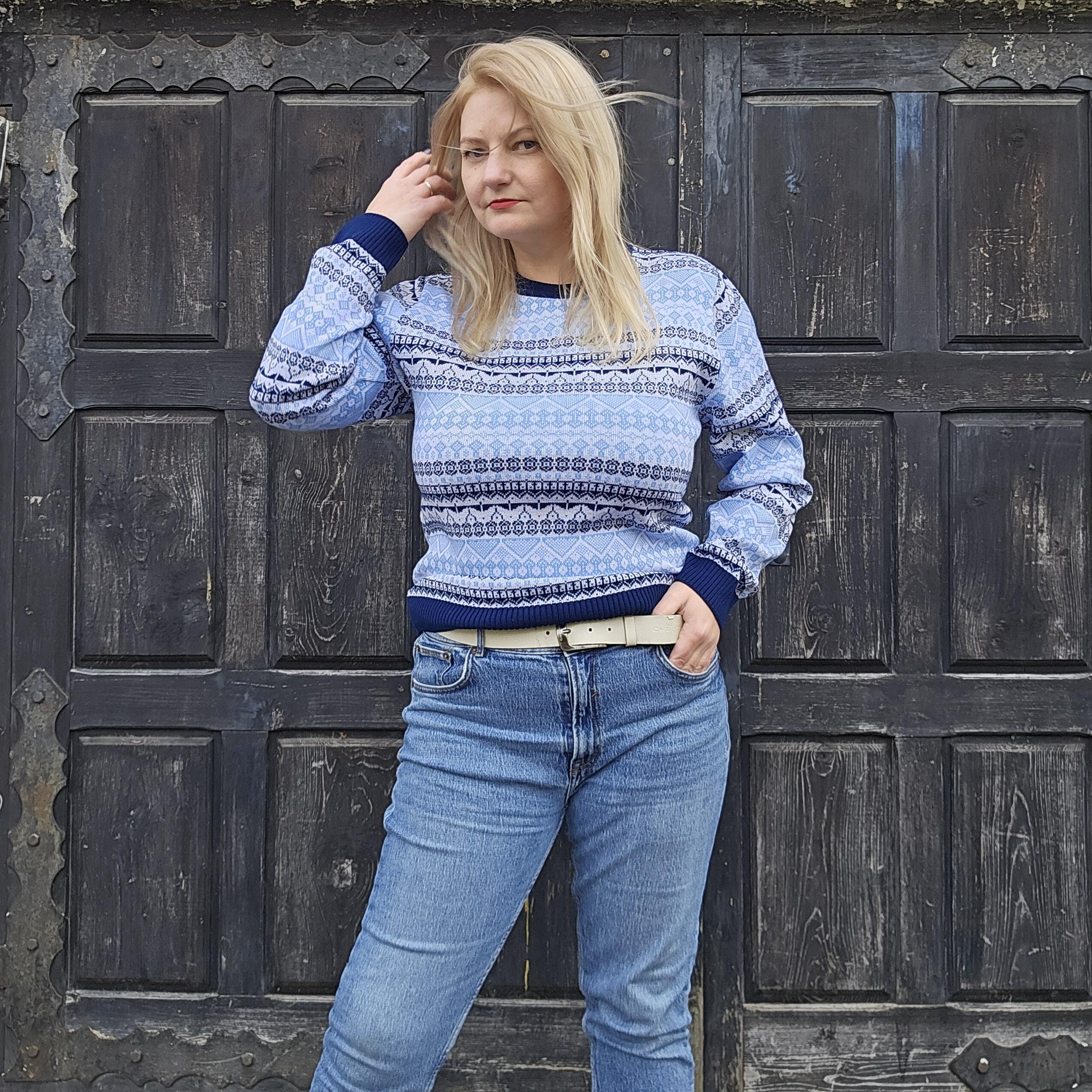 Scandinavian Wool Jumper - Lightweight Nordic Knitwear Pullover | Organic Warm Winter Sweater