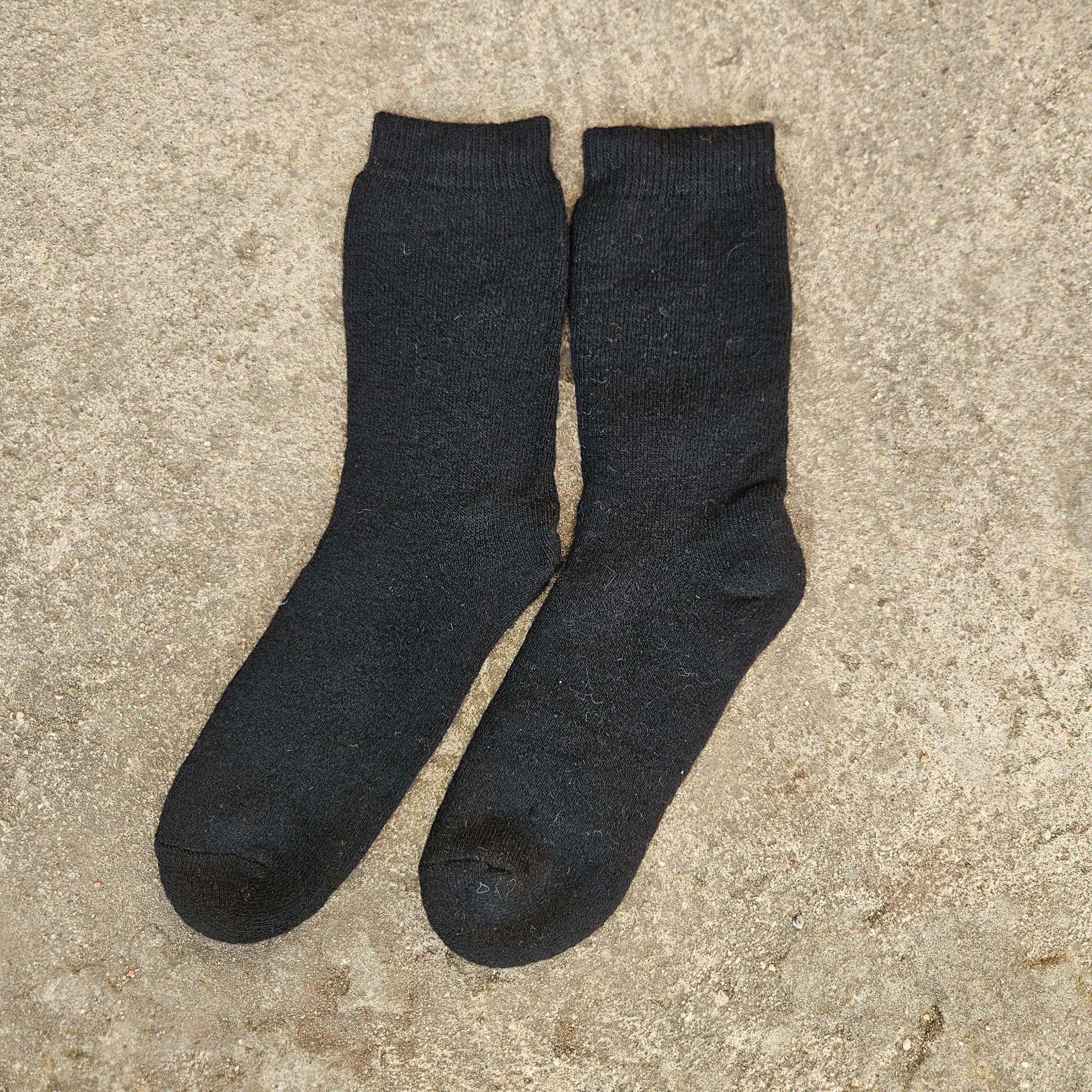 MERINO WOOL Socks thicker - Size EUR 39-42 43-46 Men Unisex Classic Brown Gray Back Navy  - Nordic walking socks Hiking everyday warm socks