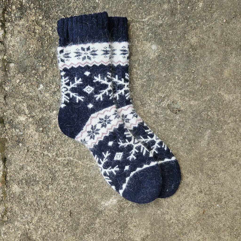 Alpaca Wool Socks – Warm Thermal Ankle Socks With Reinforced Arch Support, Unisex