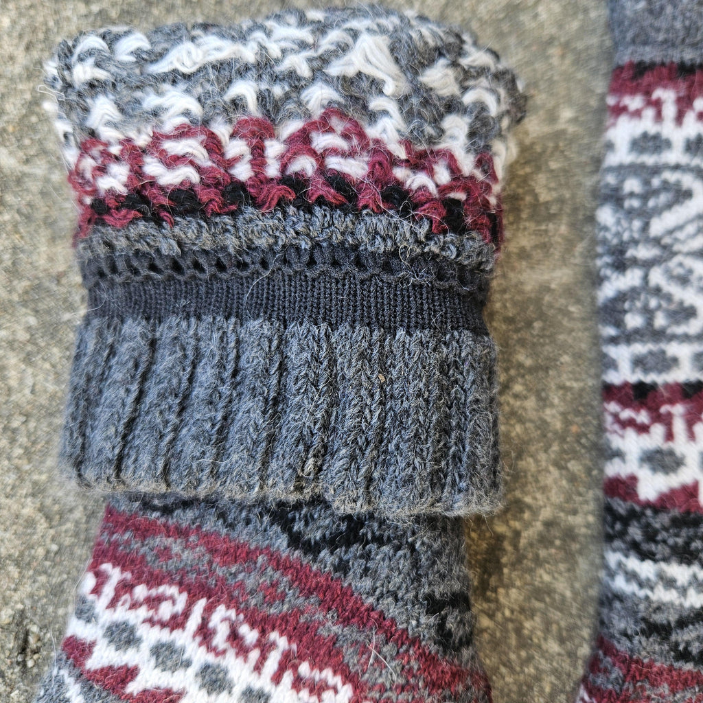 Alpaca Wool Socks – Warm Ankle Socks Unisex With Reinforced Arch Support