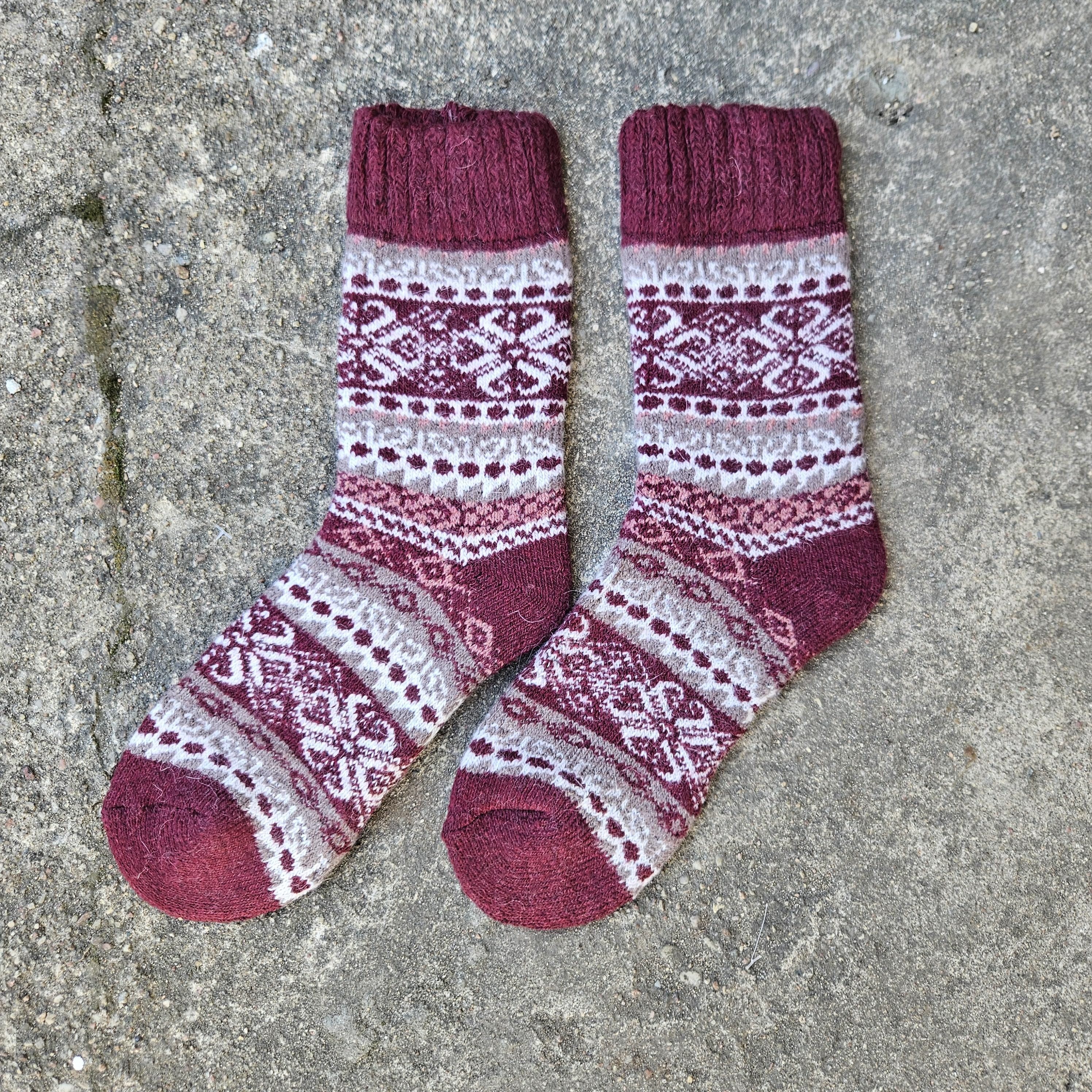 Alpaca Wool Socks – Warm Thermal Ankle Socks With Reinforced Arch Support
