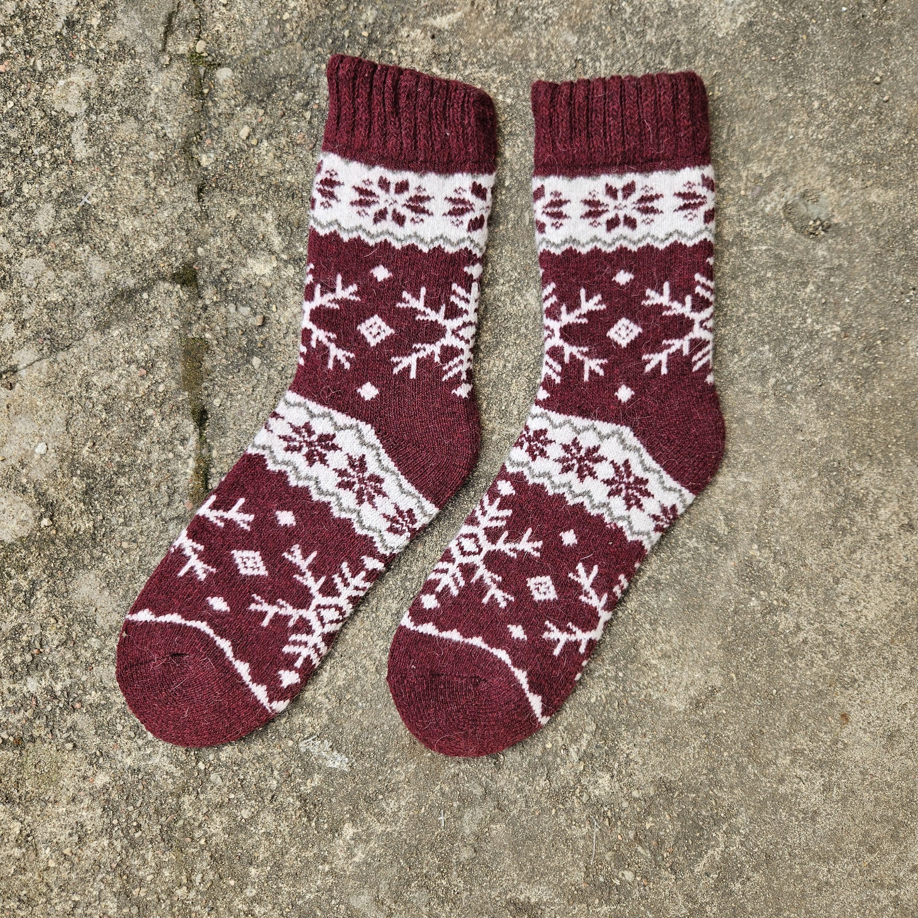 Alpaca Wool Socks – Warm Nordic Ankle Socks With Reinforced Arch Support