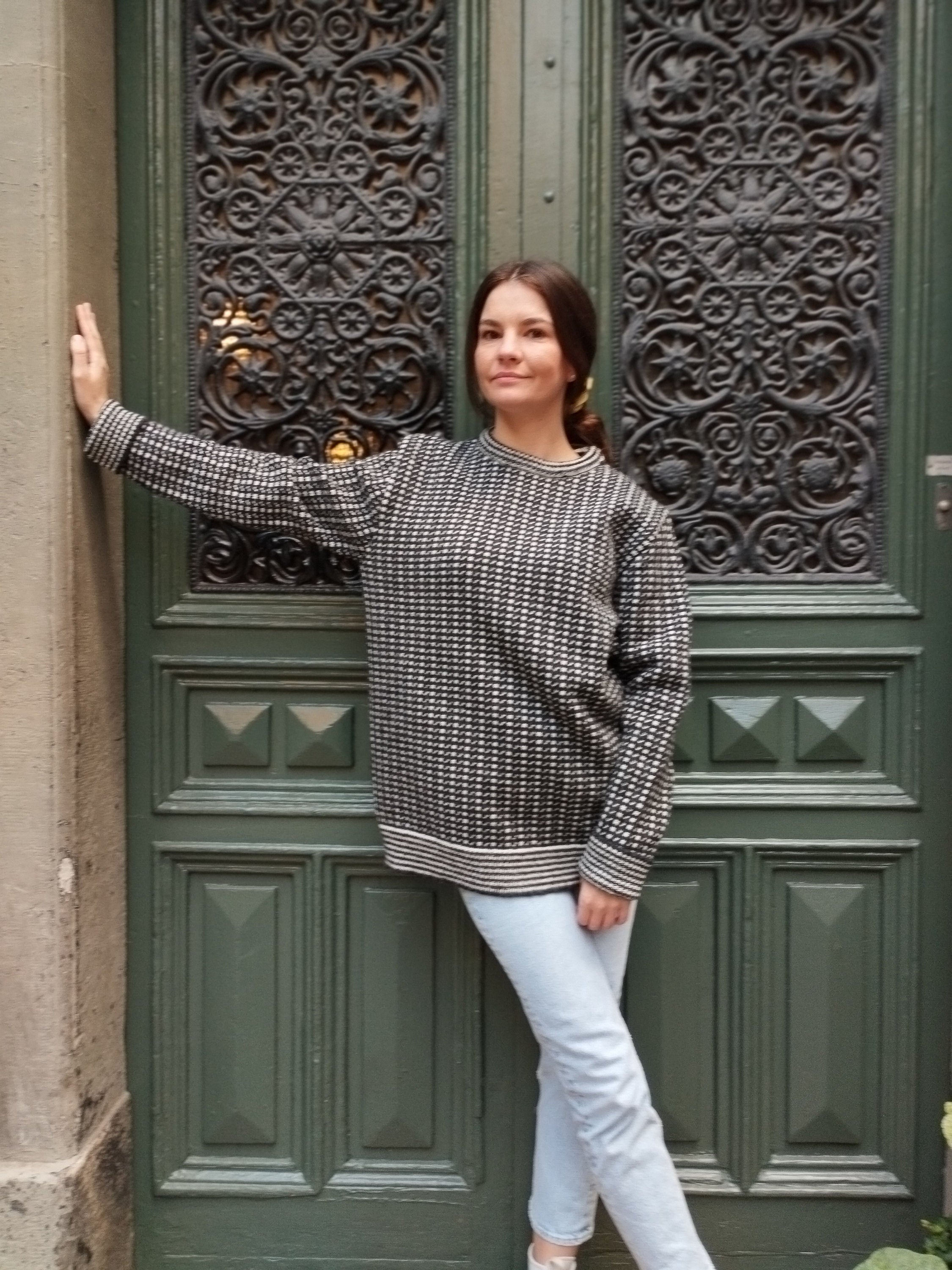 Fisherman Sweater Wool – Classic Scandinavian Wool Pullover With Ribbed Cuffs