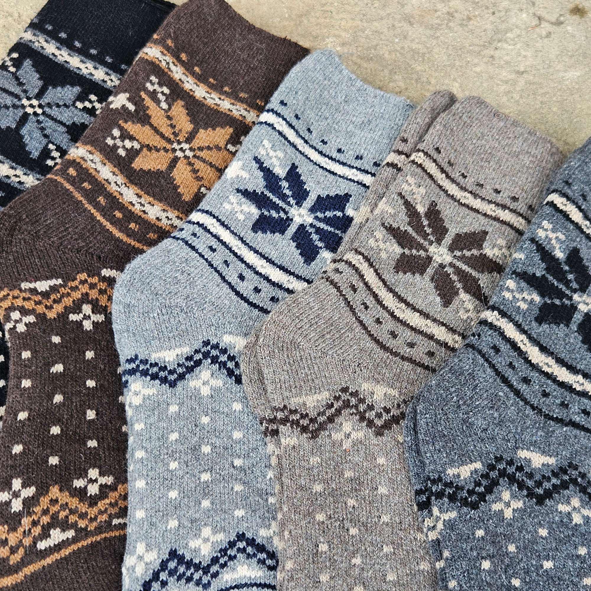 Alpaca Wool Socks – Warm, Breathable Ankle Socks Unisex With Reinforced Arch Support