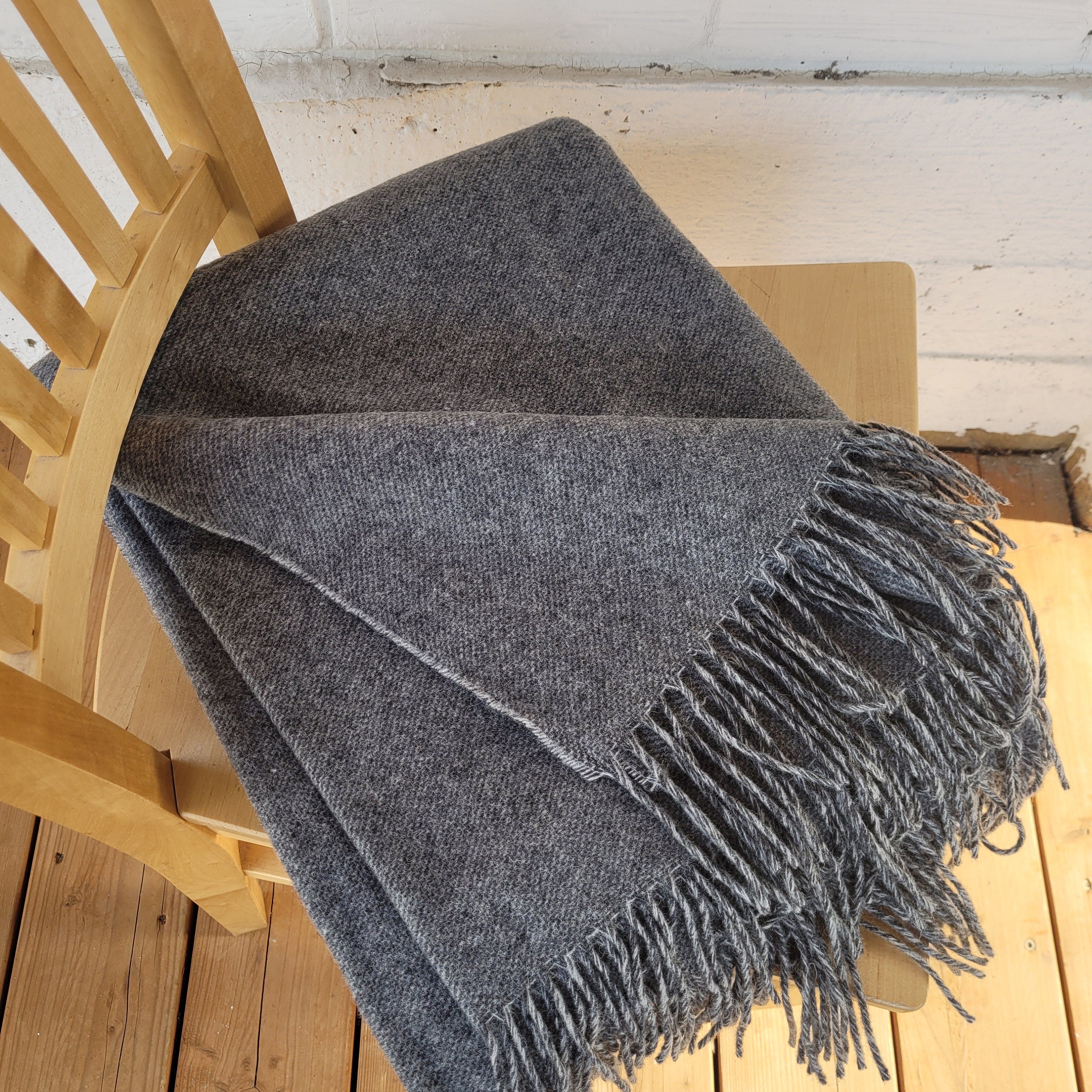 LOTA natural wool blanket in net pattern Merino wool washable couch sofa  throw plaid natural lightweight aesthetic reversible minimalist