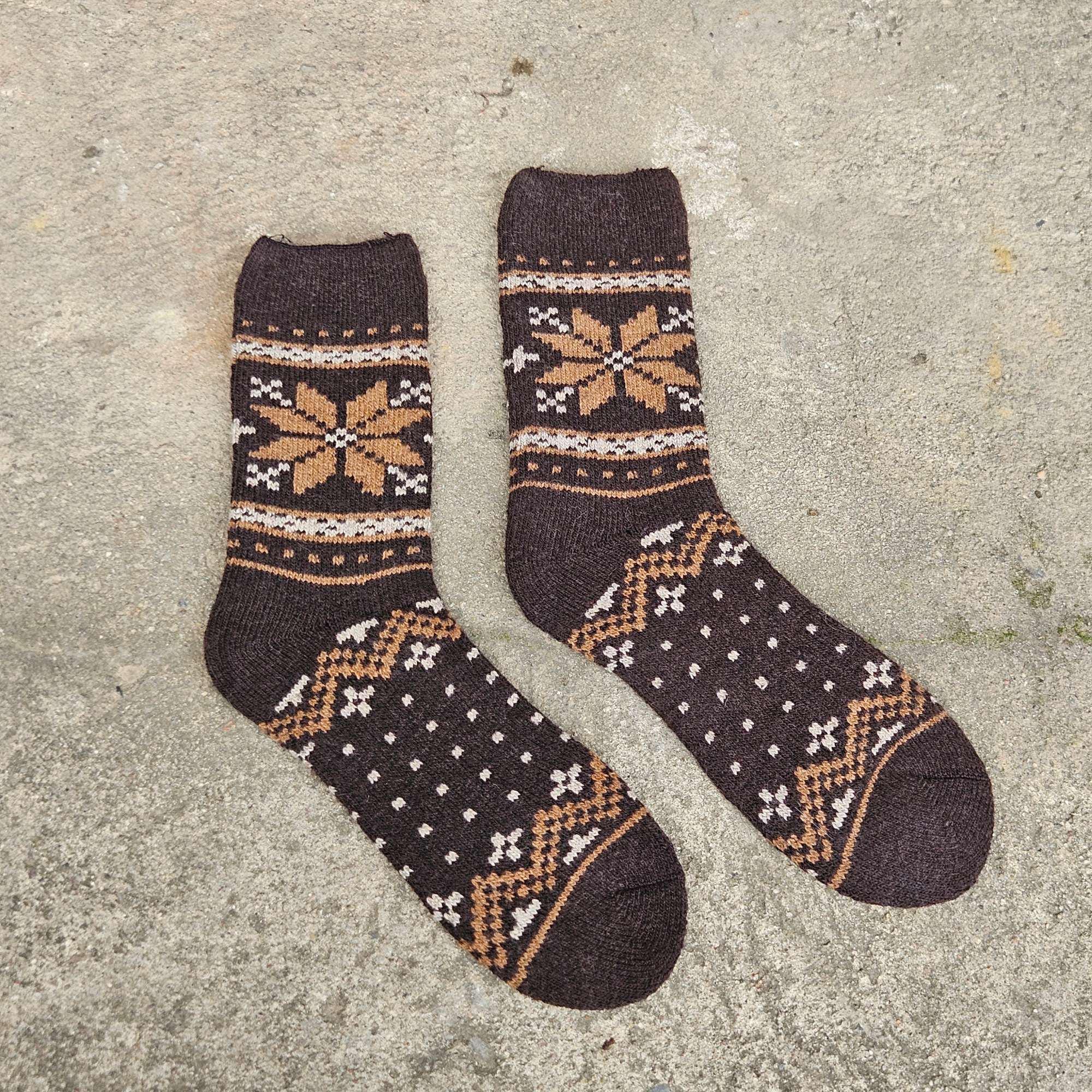 Alpaca Wool Socks – Warm Nordic Ankle Socks Unisex With Reinforced Arch Support