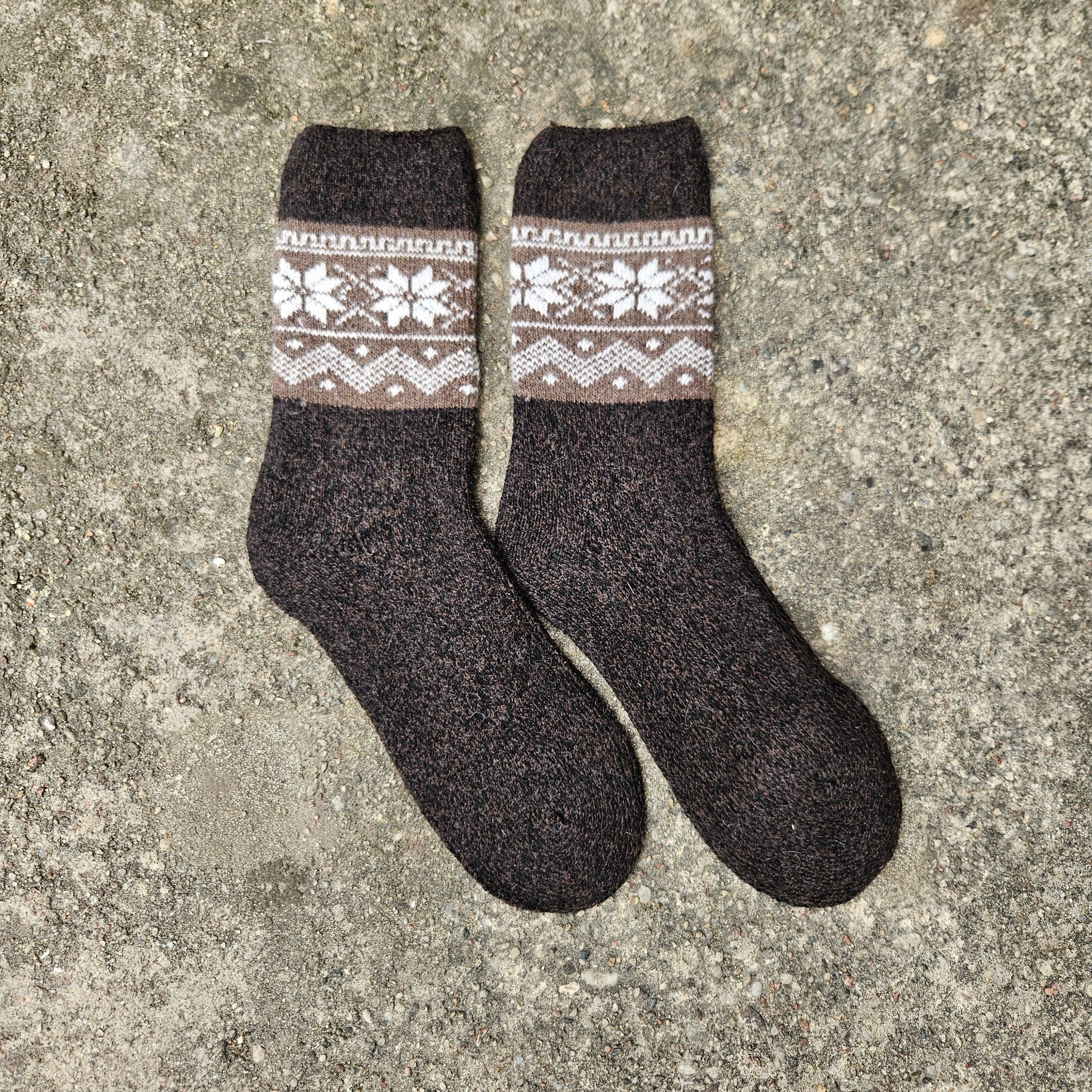 Alpaca Wool Socks – Thick Non Binding Diabetic Socks for Swollen Feet | Warm Winter Comfort