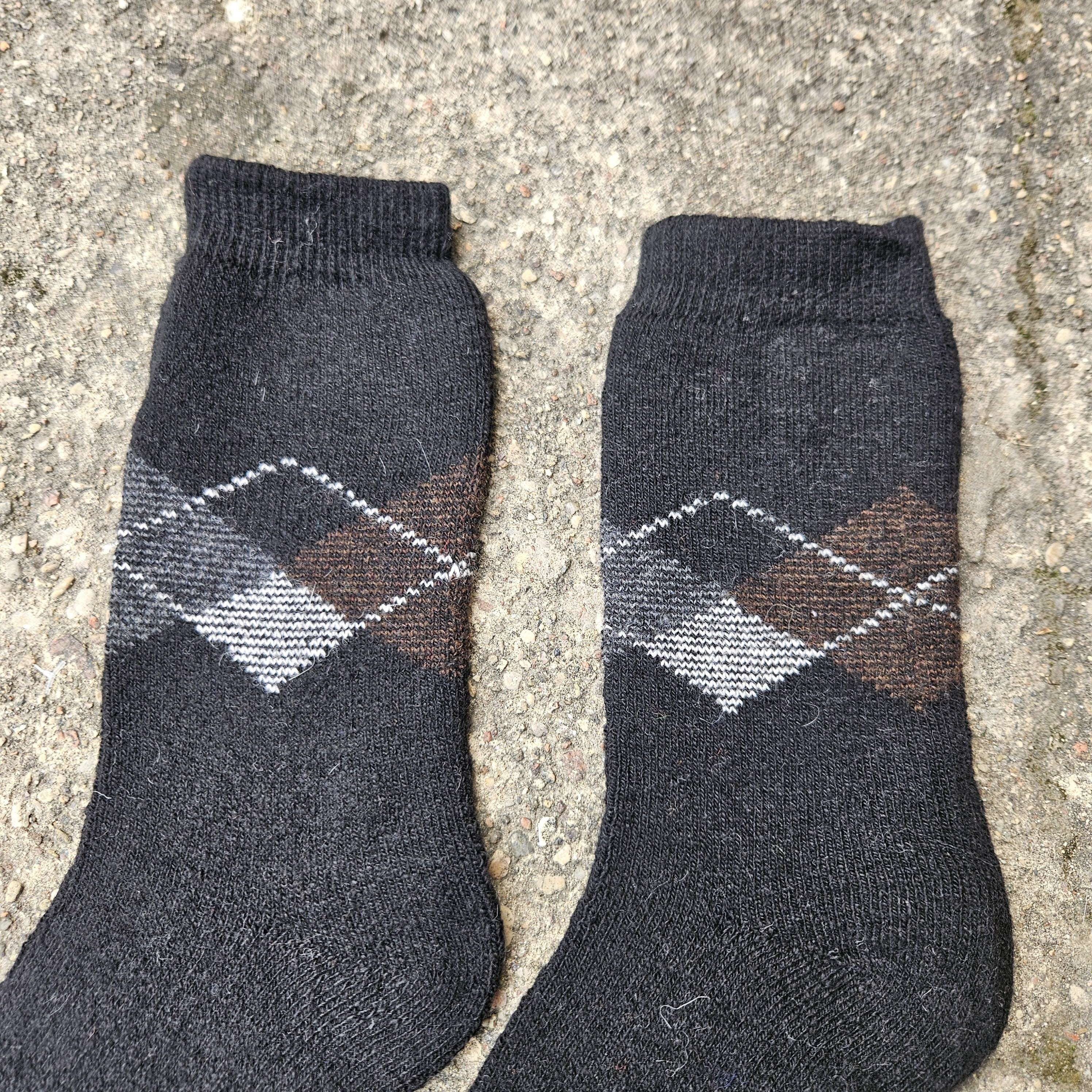 Merino Wool Socks - Thin, Warm, Breathable Classic Brown | Nordic Walking & Hiking