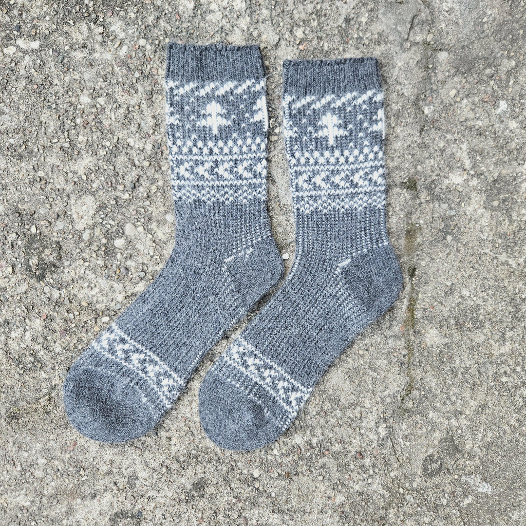 Alpaca Wool Socks – Warm Thermal Hiking Socks With Reinforced Arch Support