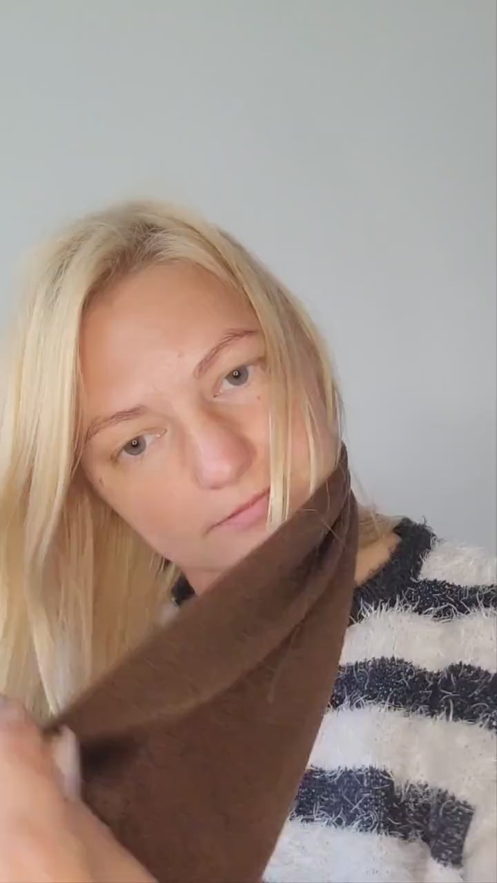 100% MERINO wool SCARF blue purple / Lightweight and Soft small wool scarf/ Washable Functional unisex neckwear/ Gift idea for men women